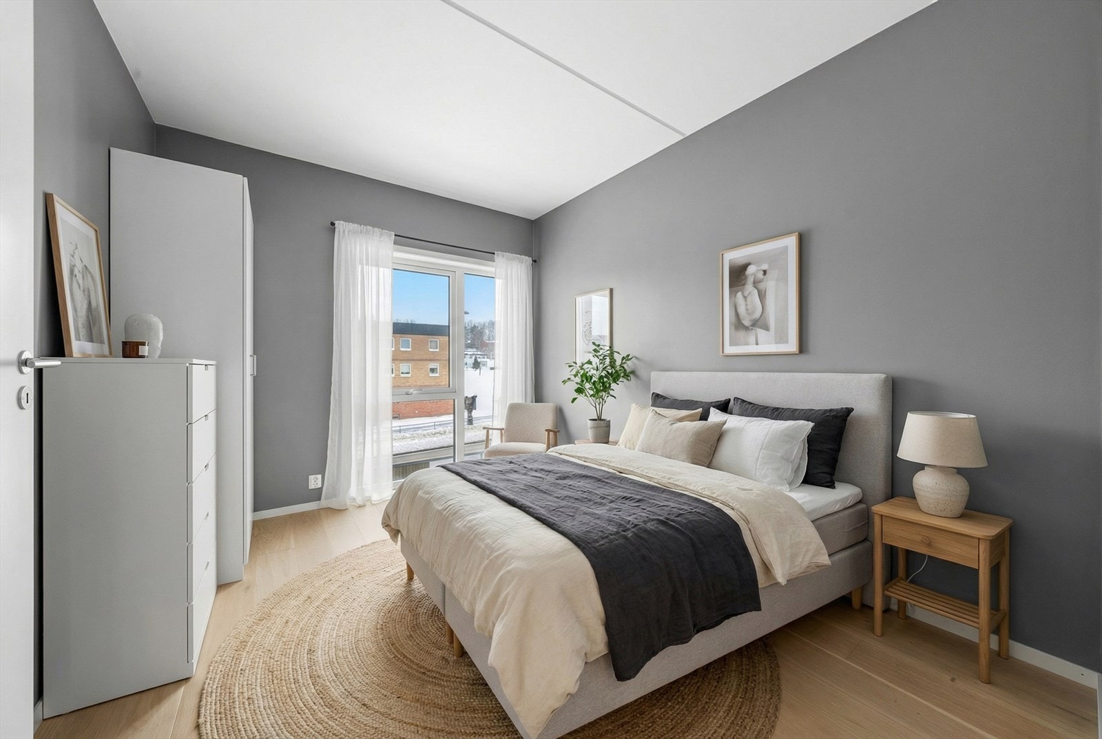 Hovedsoverom. Bildet er digitalt stylet. Galleribilde