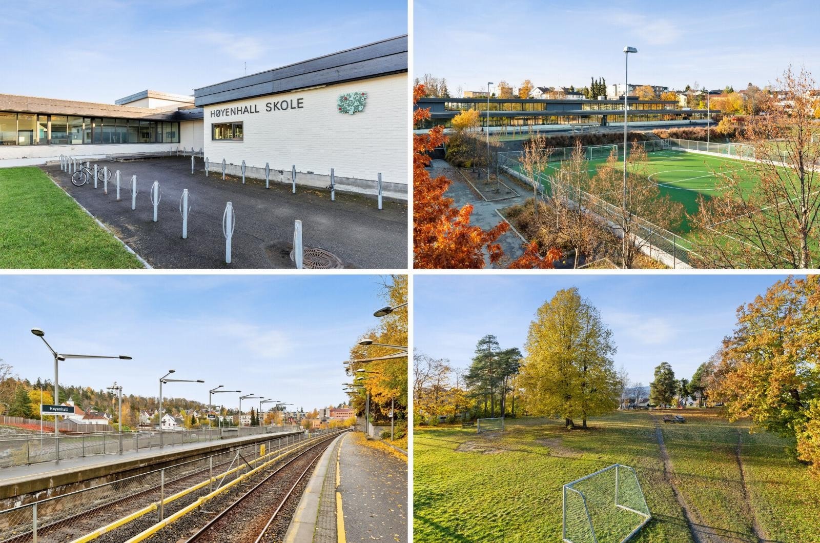 Høyenhall skole ligger rett over gaten (1. til 10. trinn) Galleribilde