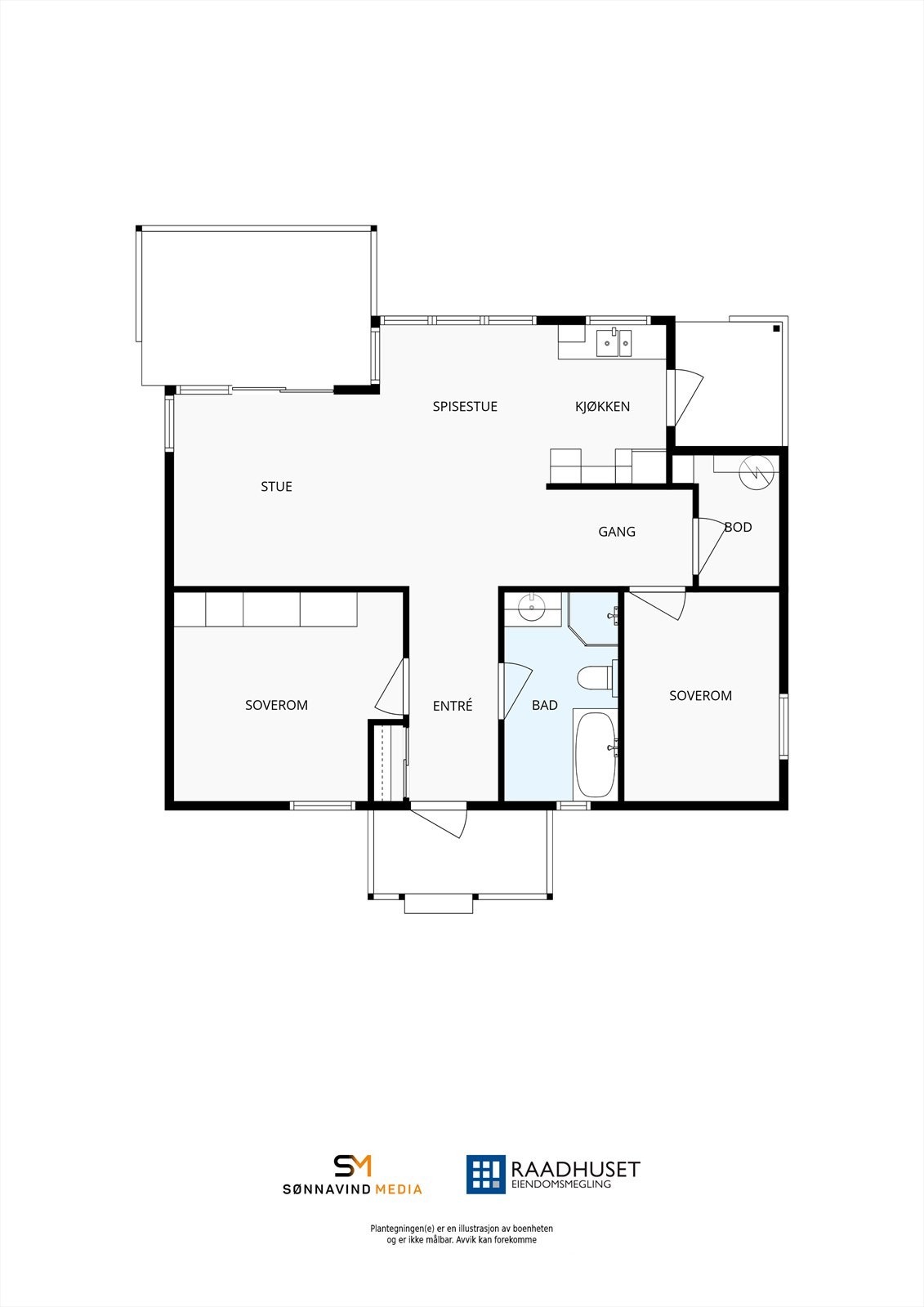 2D Plantegning Galleribilde