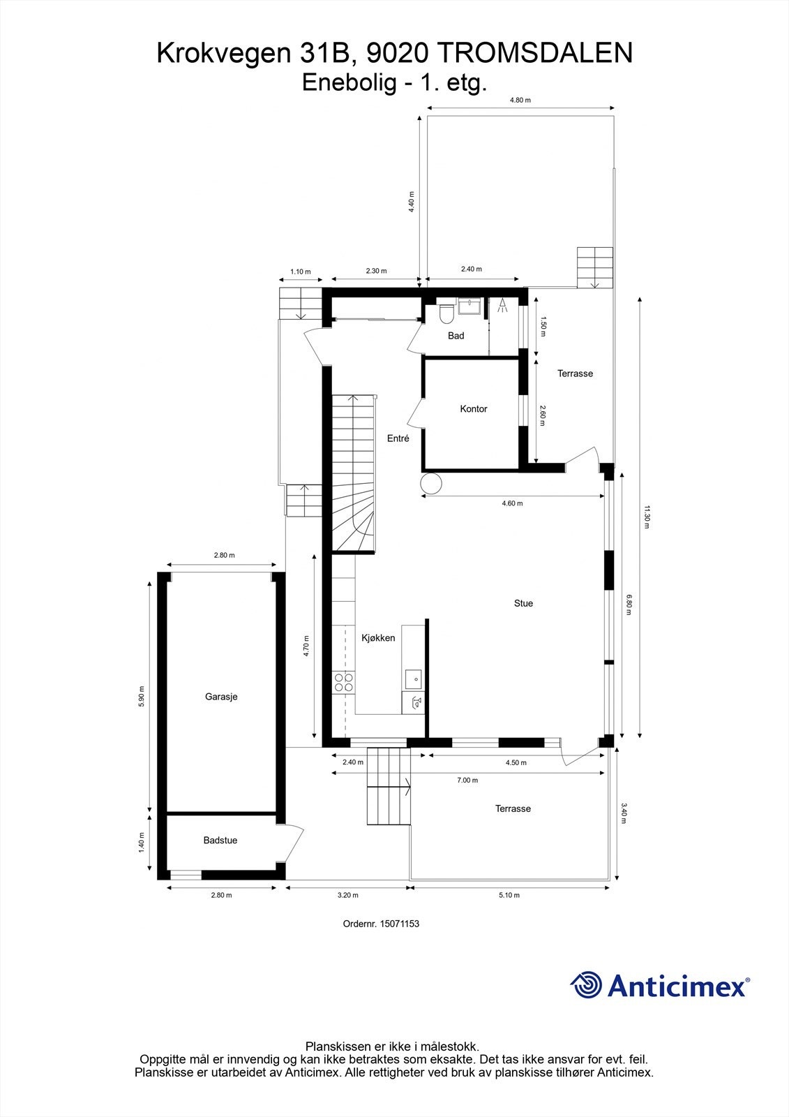Plantegning Galleribilde