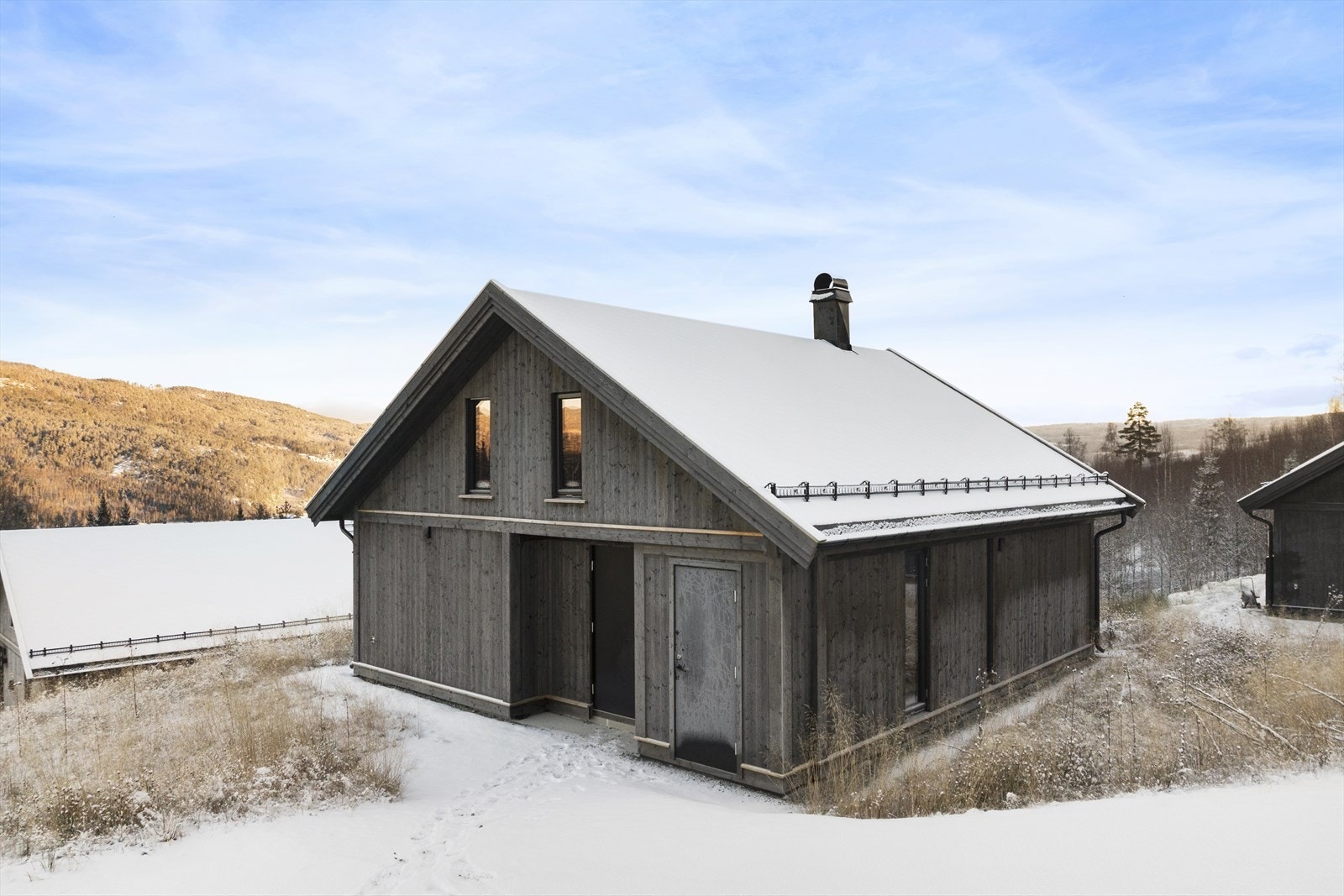 Drenering rundt hytta ble etablert i 2023 Galleribilde