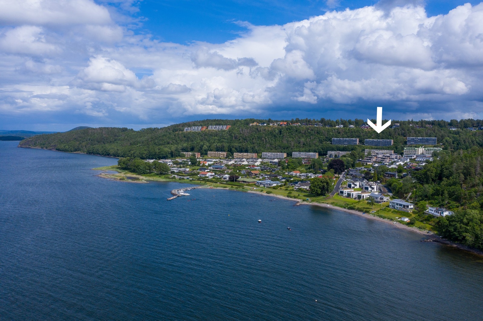 Blokkens beliggenhet i nabolaget Galleribilde