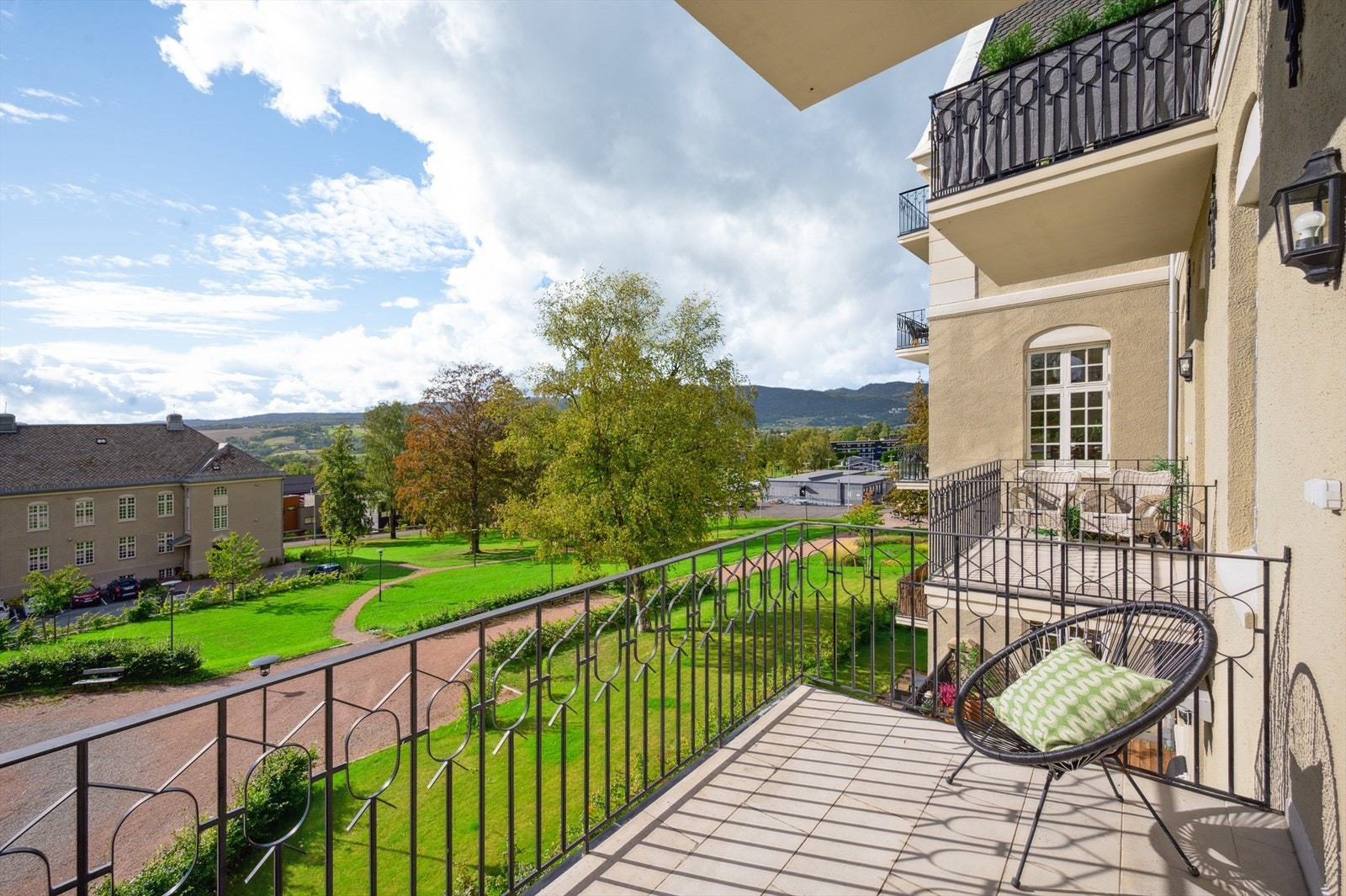 Her er det plass for utemøblement. Galleribilde