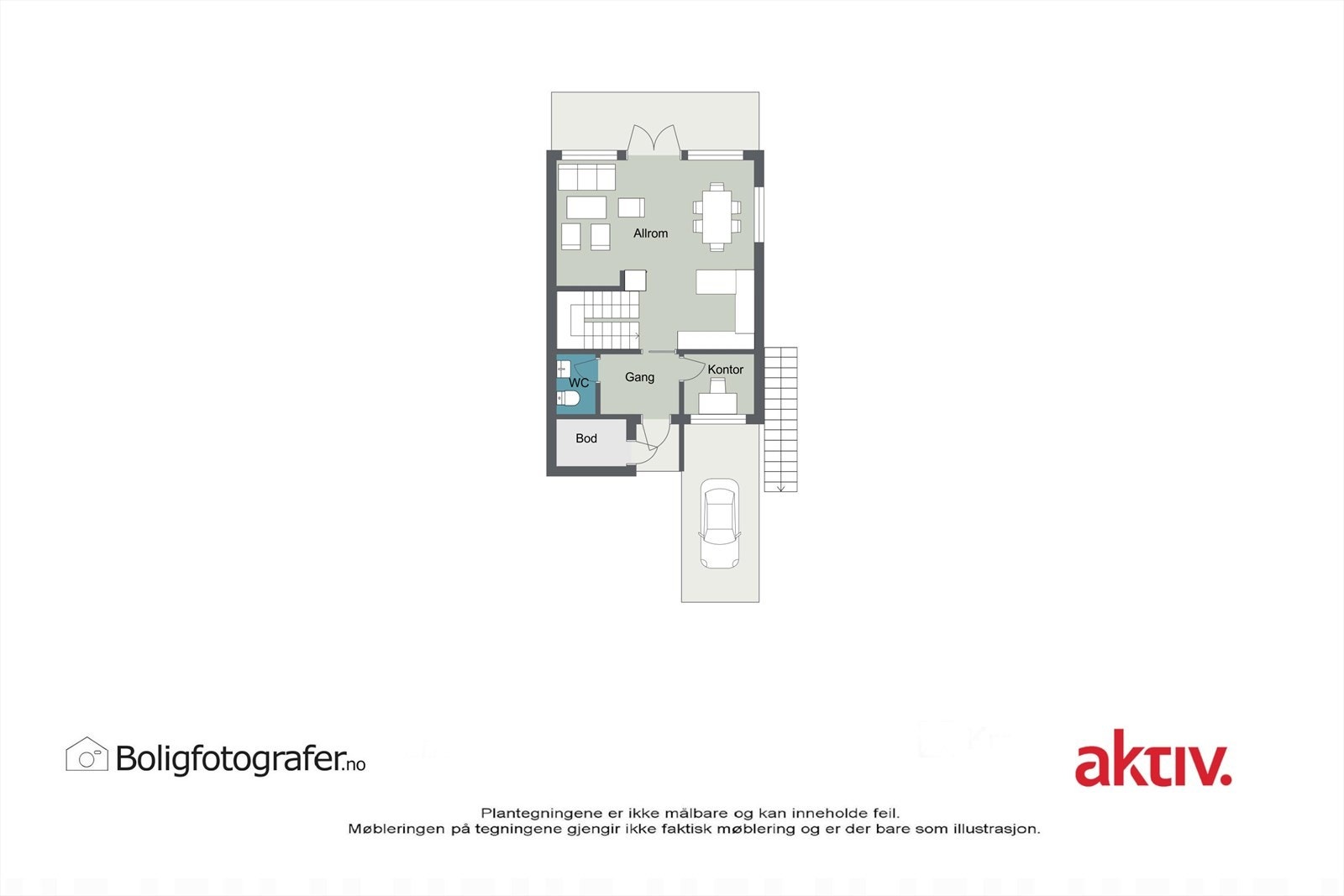 Plantegning 1.etasje Galleribilde