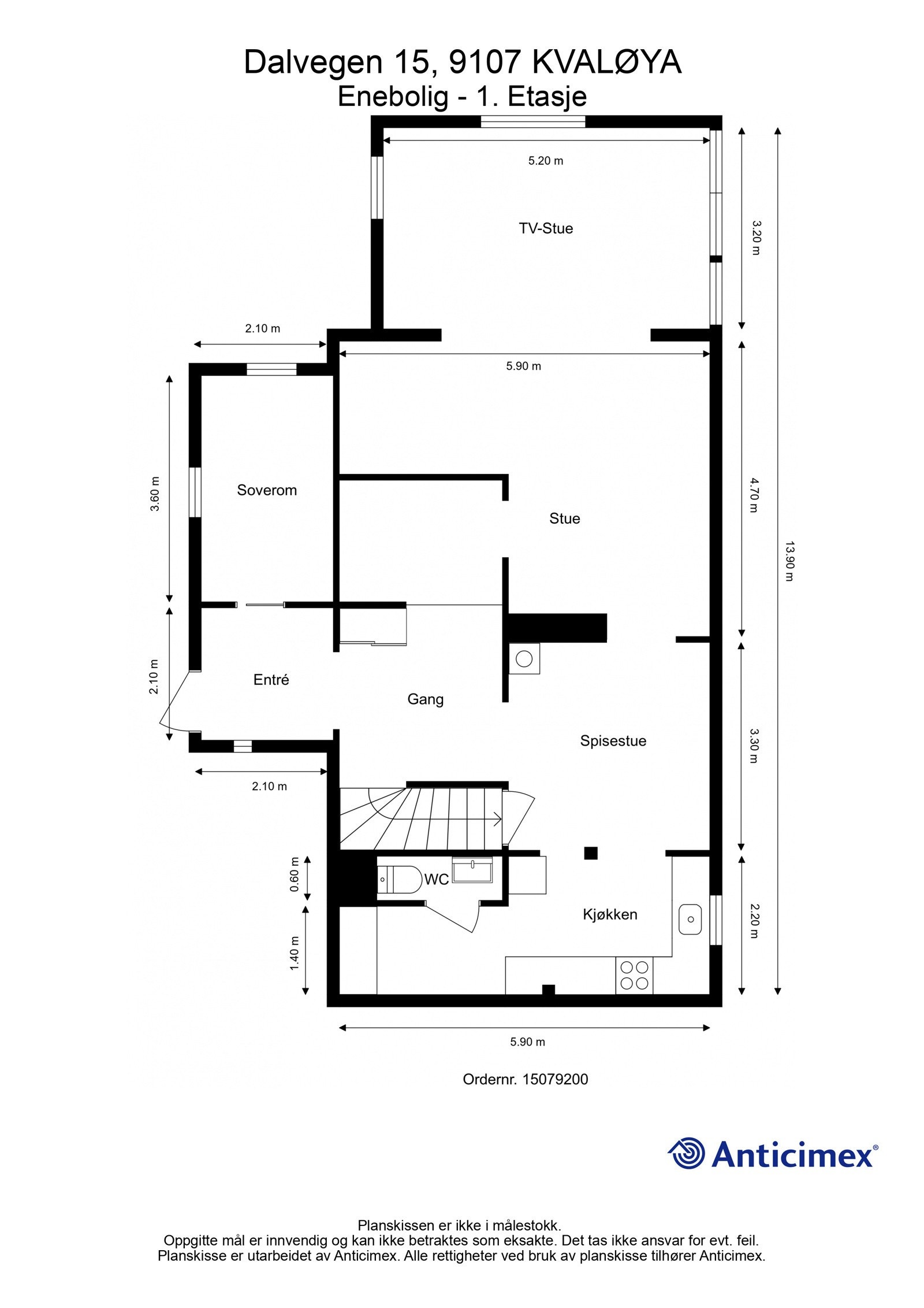 Plantegning - 1. Etasje Galleribilde