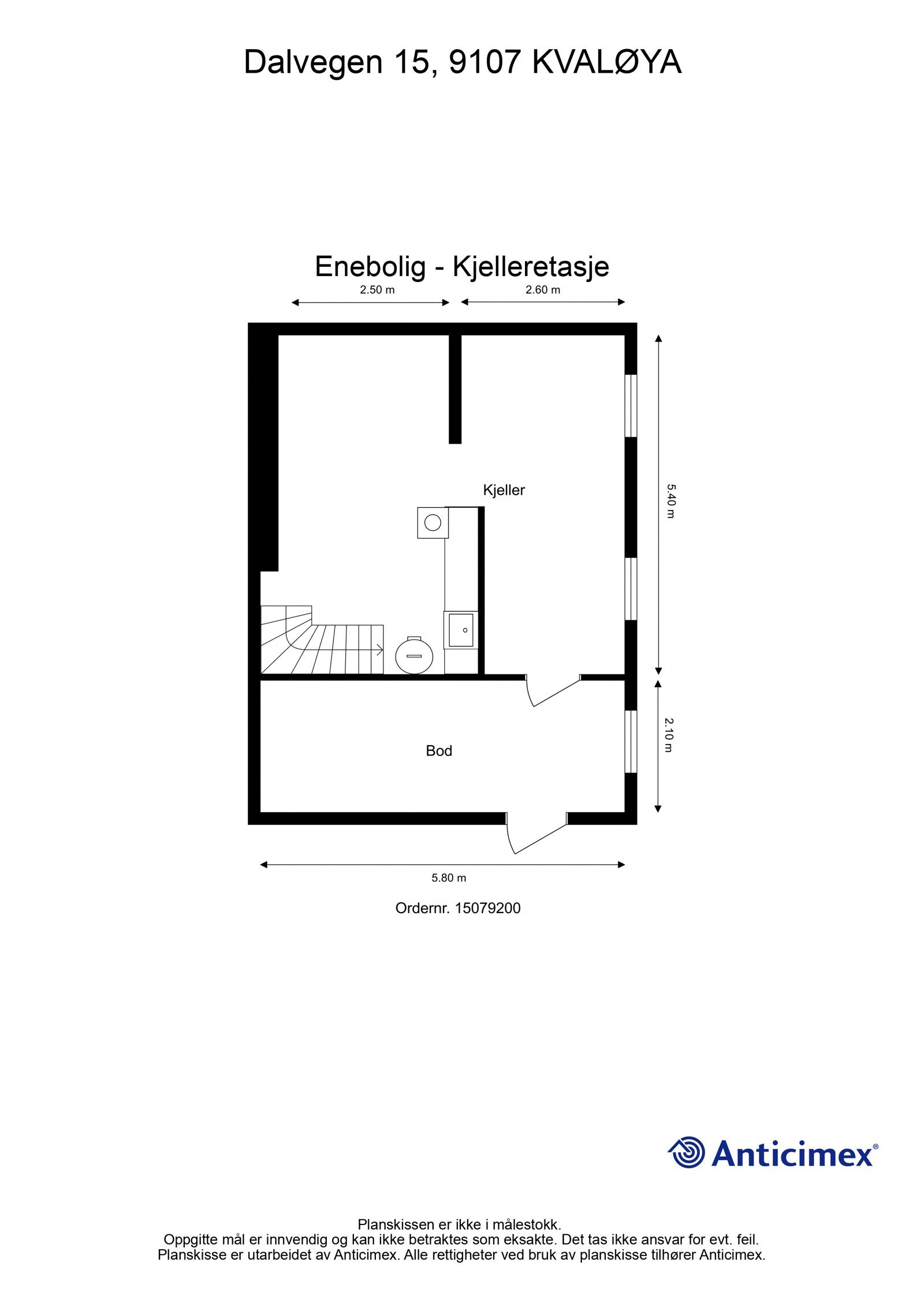 Plantegning - Kjelleretasje Galleribilde
