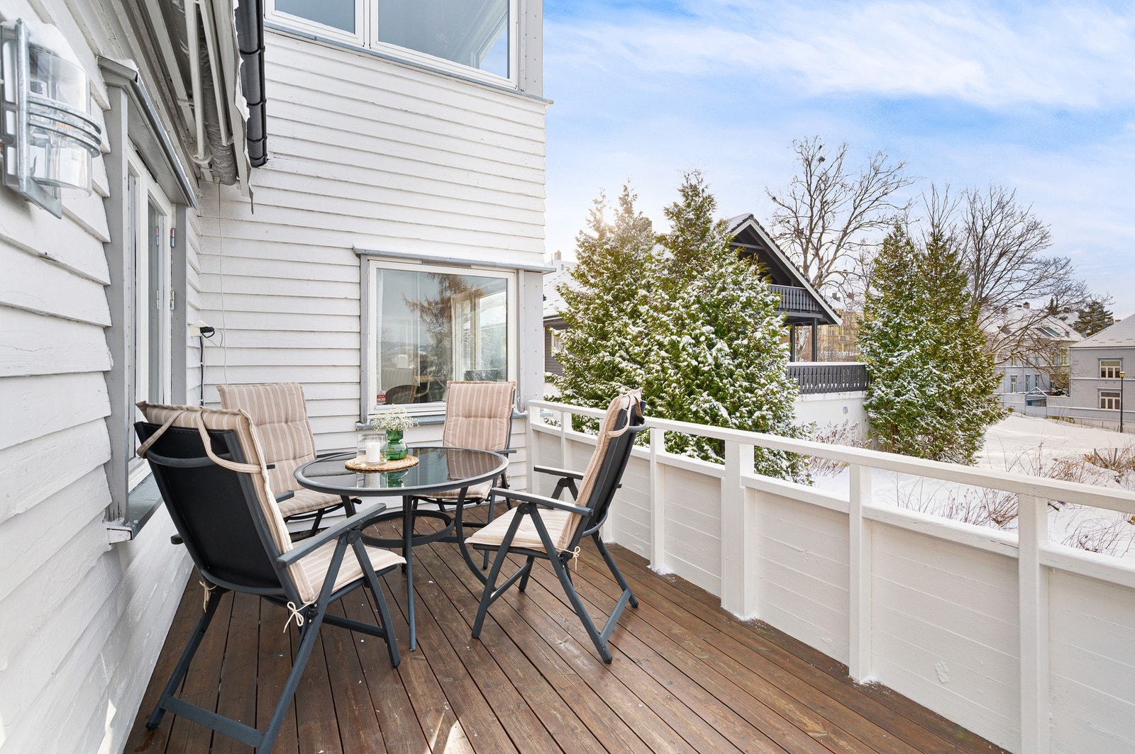 Flott balkong på 11,6 kvadratmeter. Galleribilde