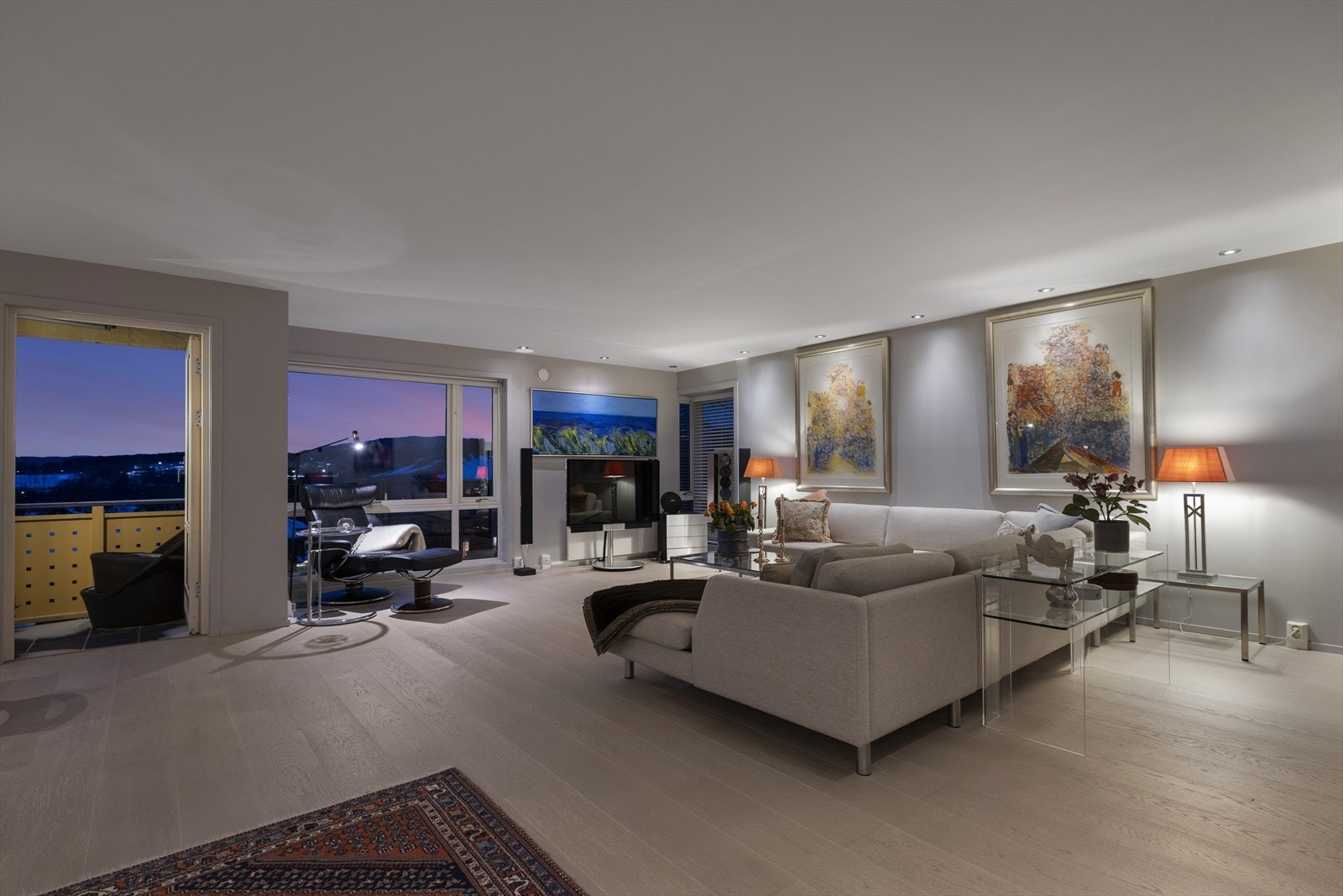 Kveldsstemning Galleribilde