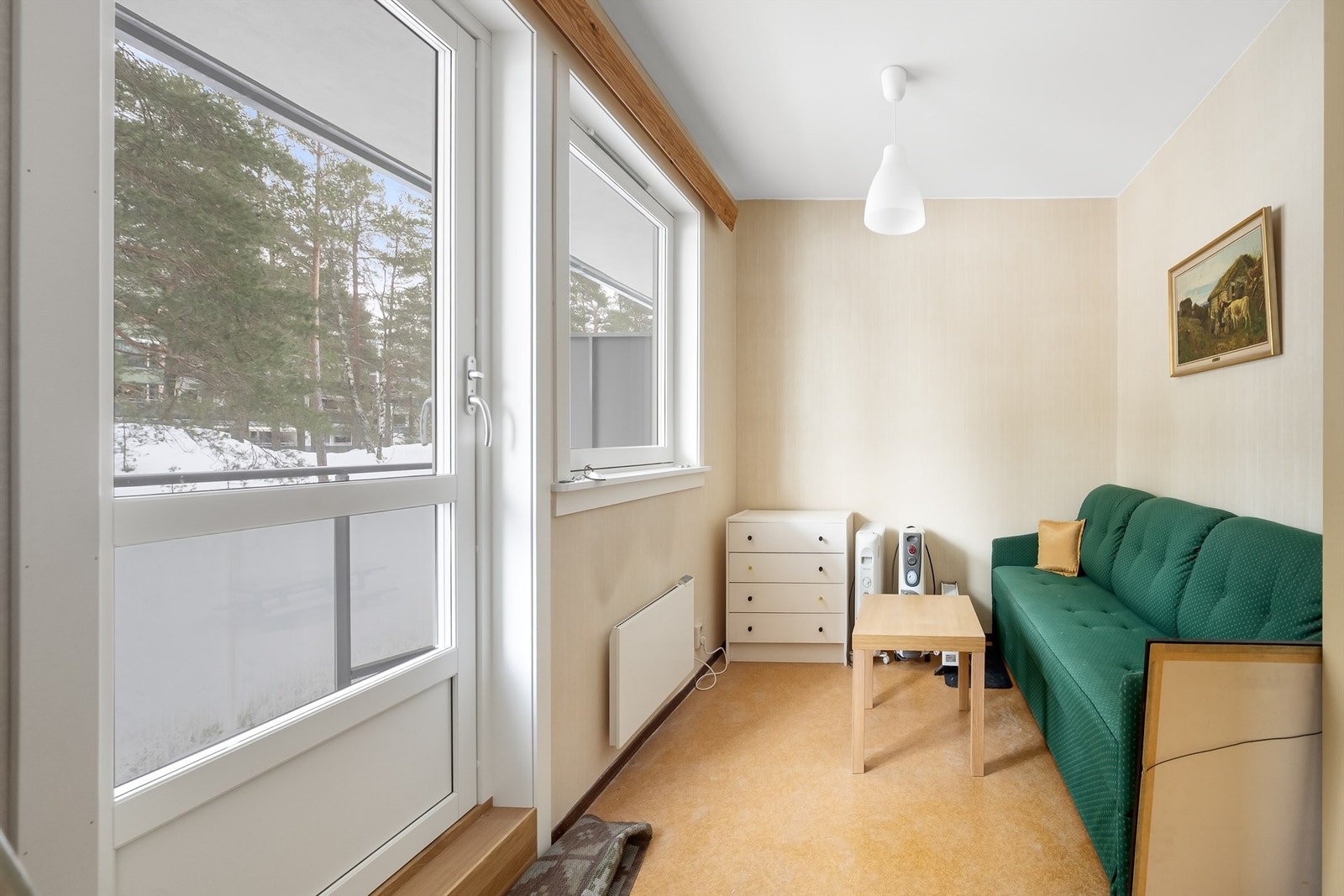 Soverom 3 har i tillegg utgang til en egen balkong som vender mot indre gårdstun Galleribilde