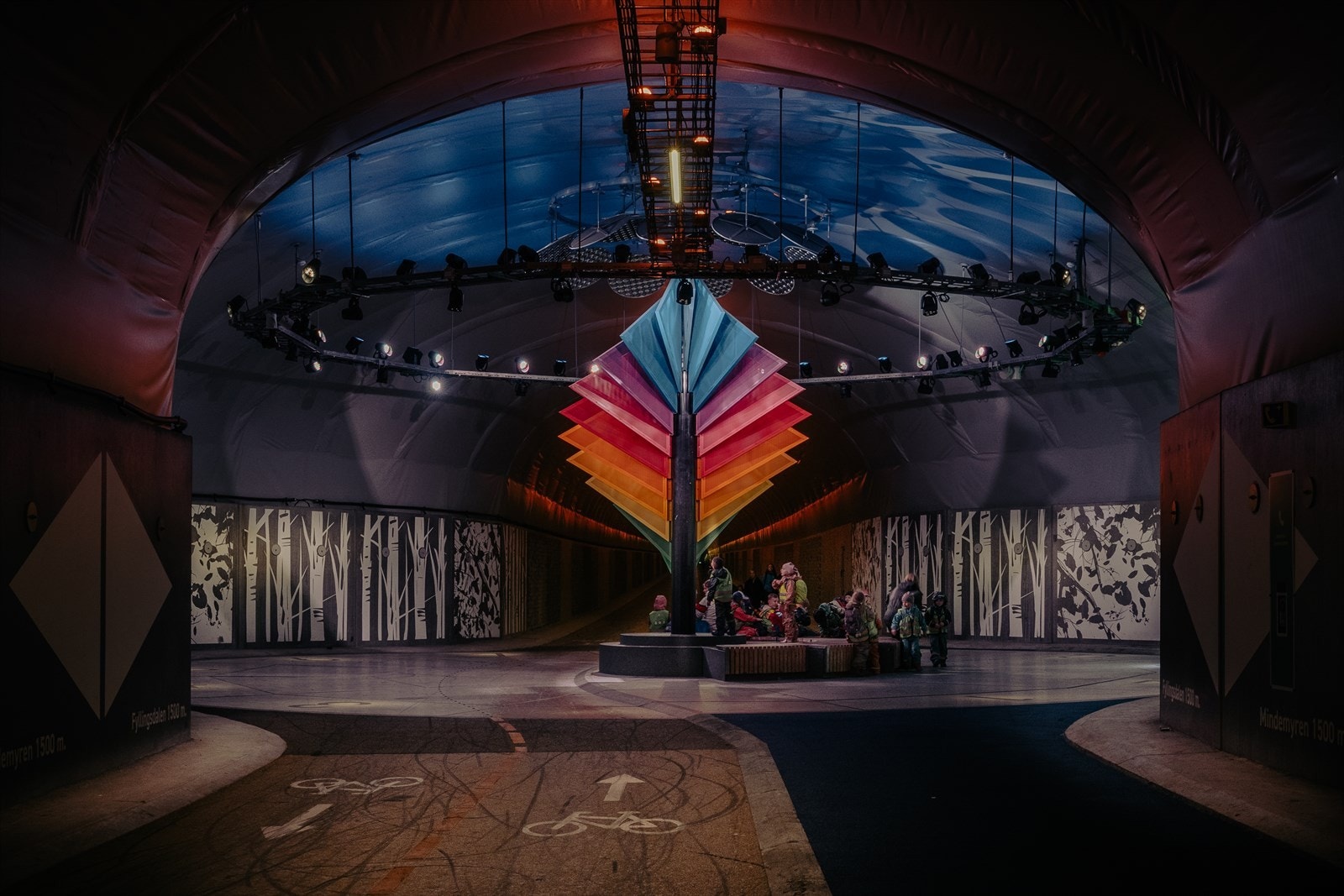 Sykkeltunell Galleribilde