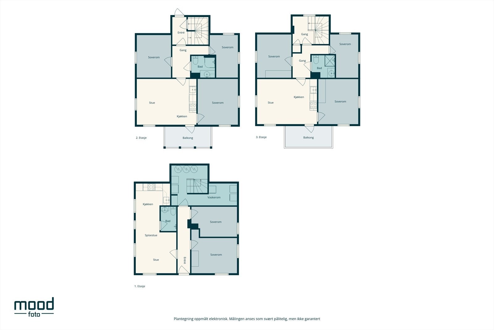 Plantegning hele huset Galleribilde