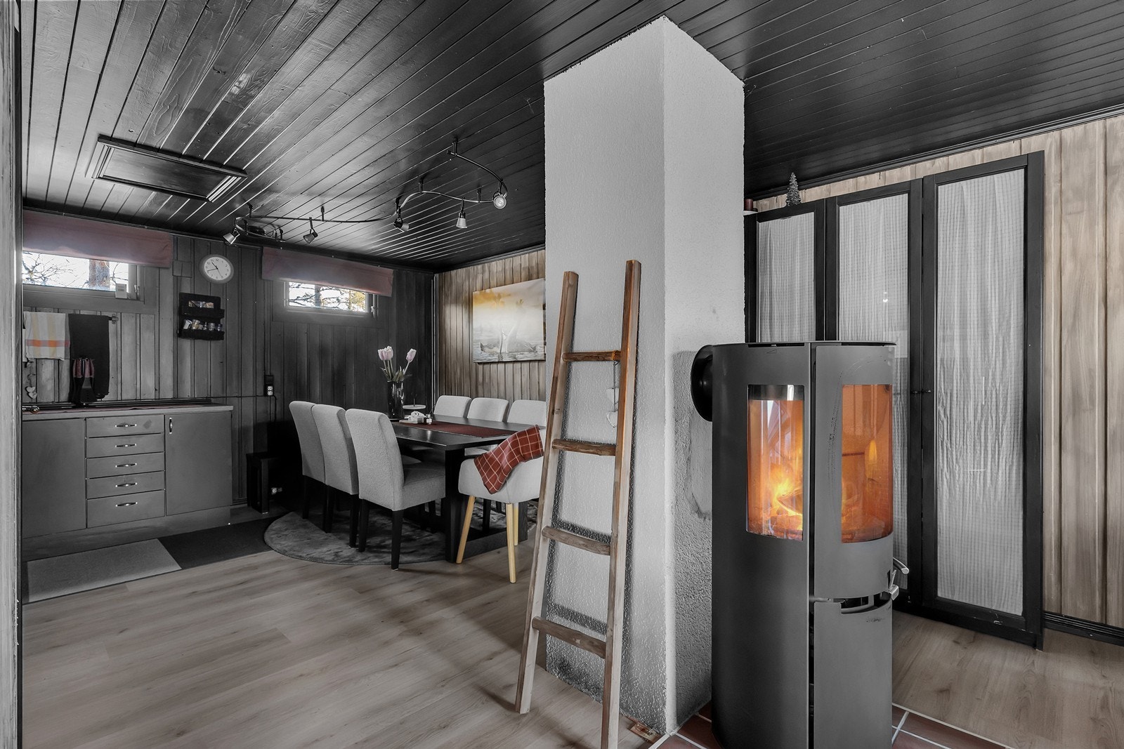 Åpen stue- kjøkkenløsning Galleribilde