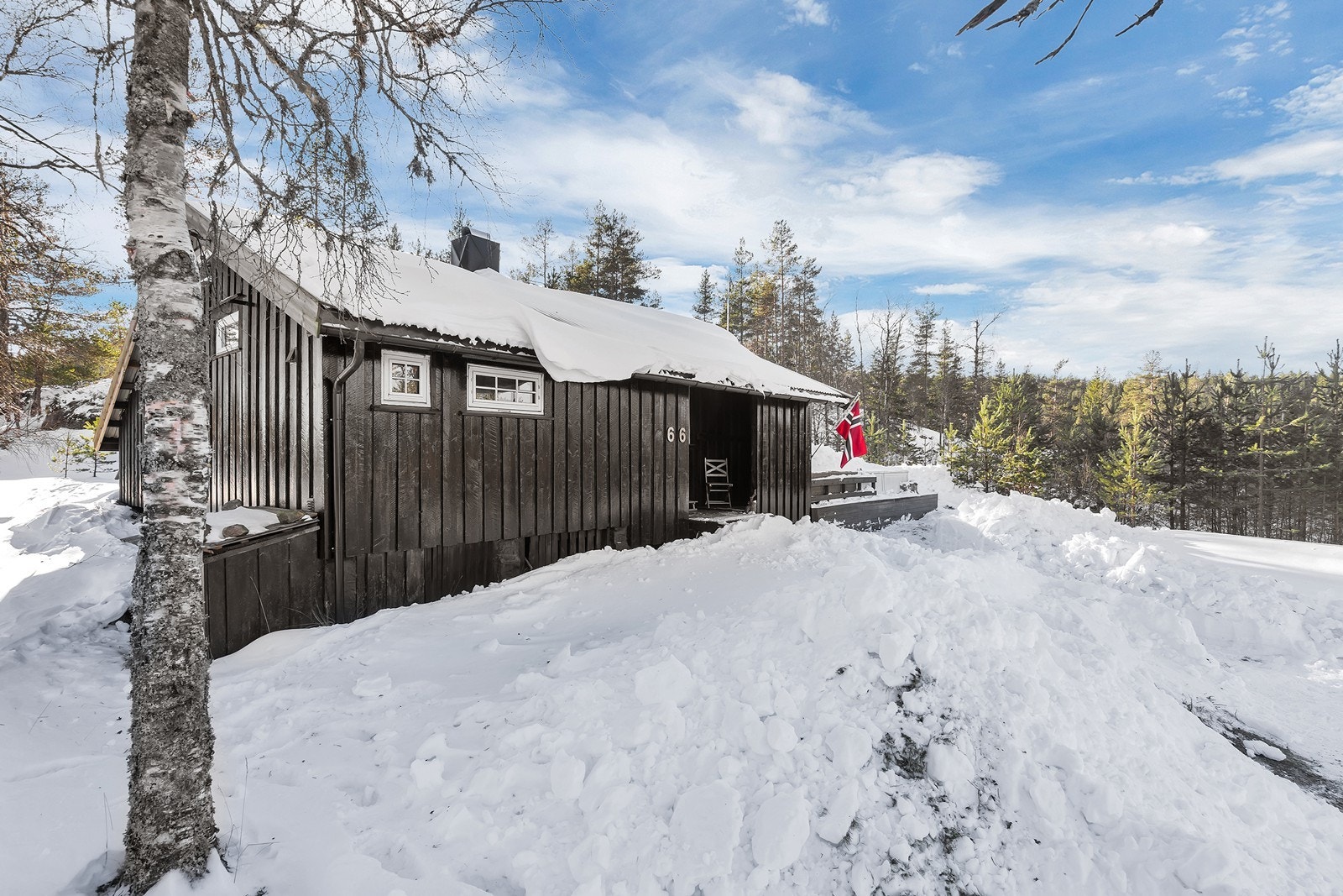 Her har man naturen rett utenfor døra Galleribilde