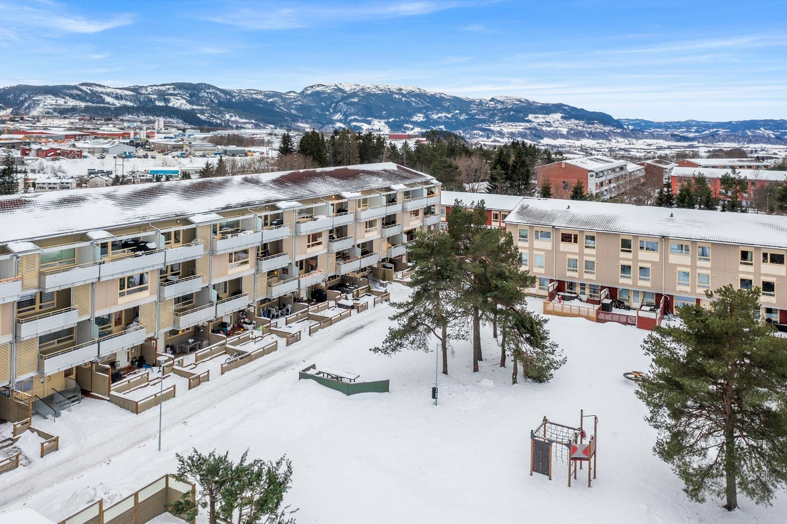 Kattem er kjent for sine flotte og luftige grøntdrag mellom bebyggelsene Galleribilde