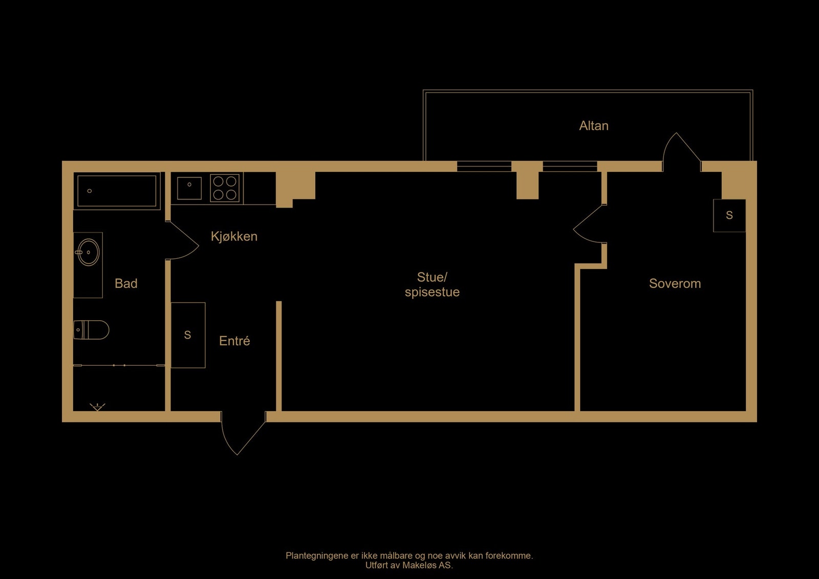 Plantegning - illustrasjon, avvik kan forekomme Galleribilde