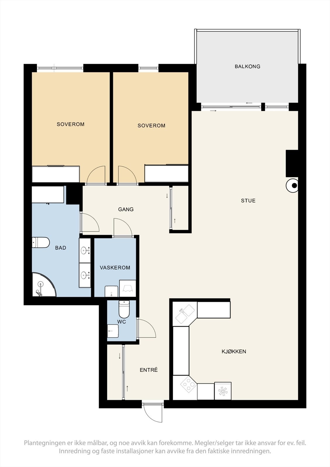 Plantegning 2.etg. Galleribilde