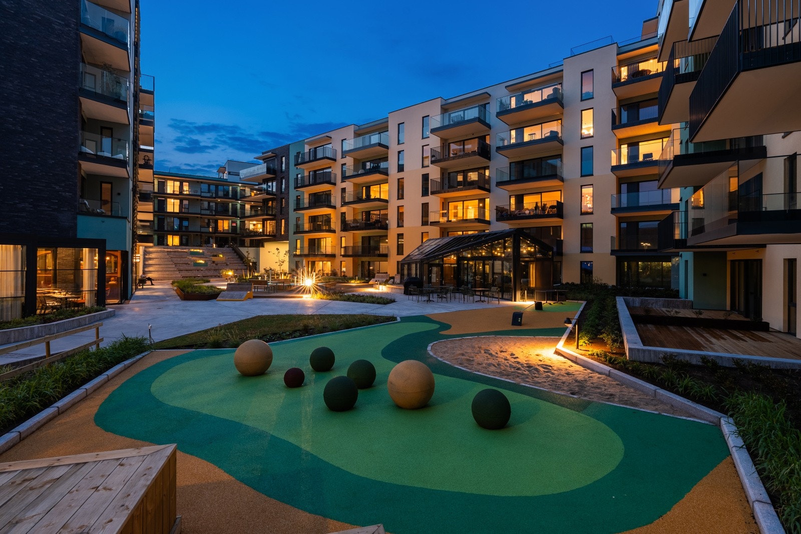 Fine opparbeidet fellesområder Galleribilde