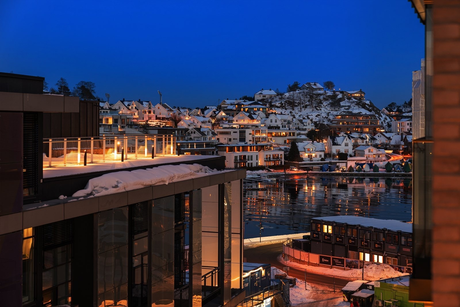 Nydelig utsikt over lund Galleribilde