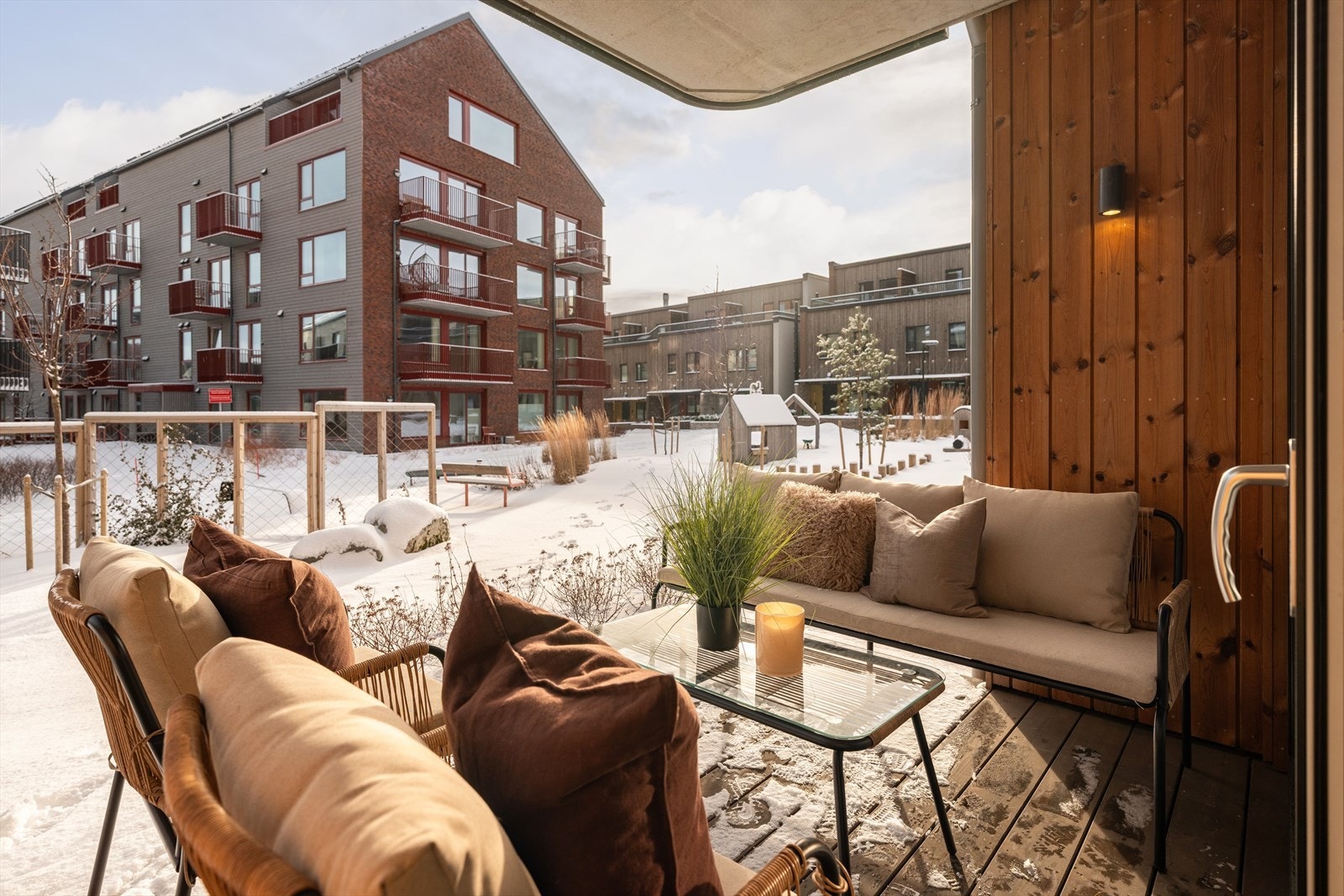 Bygget og leiligheten ble ferdigstilt i 2024 og har gjennomgående TG0/TG1 på alle punkter. Du får nybygg-garanti til 2029. Galleribilde