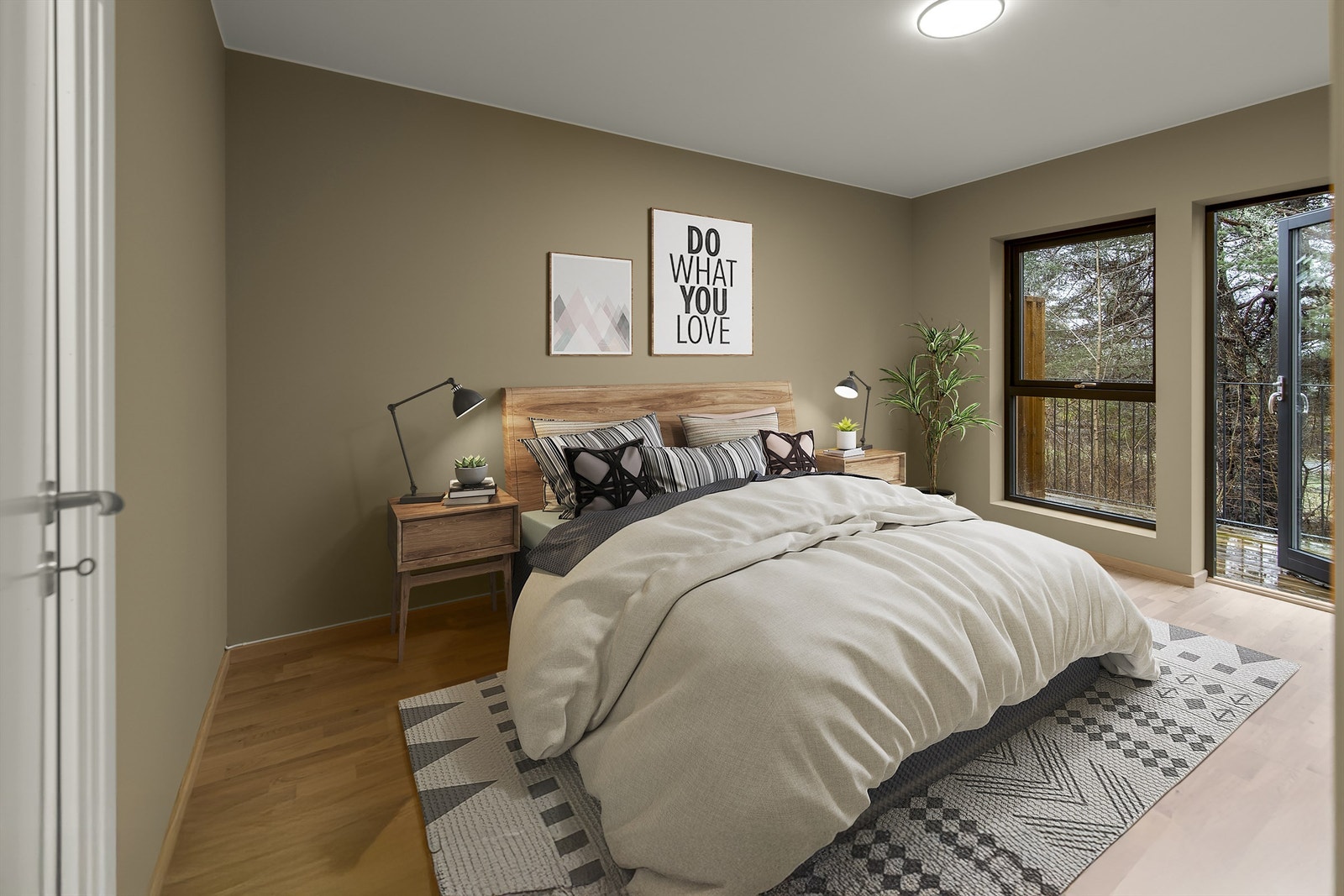 Hovedsoverommet ( bildet er digitalt stylet ) Galleribilde