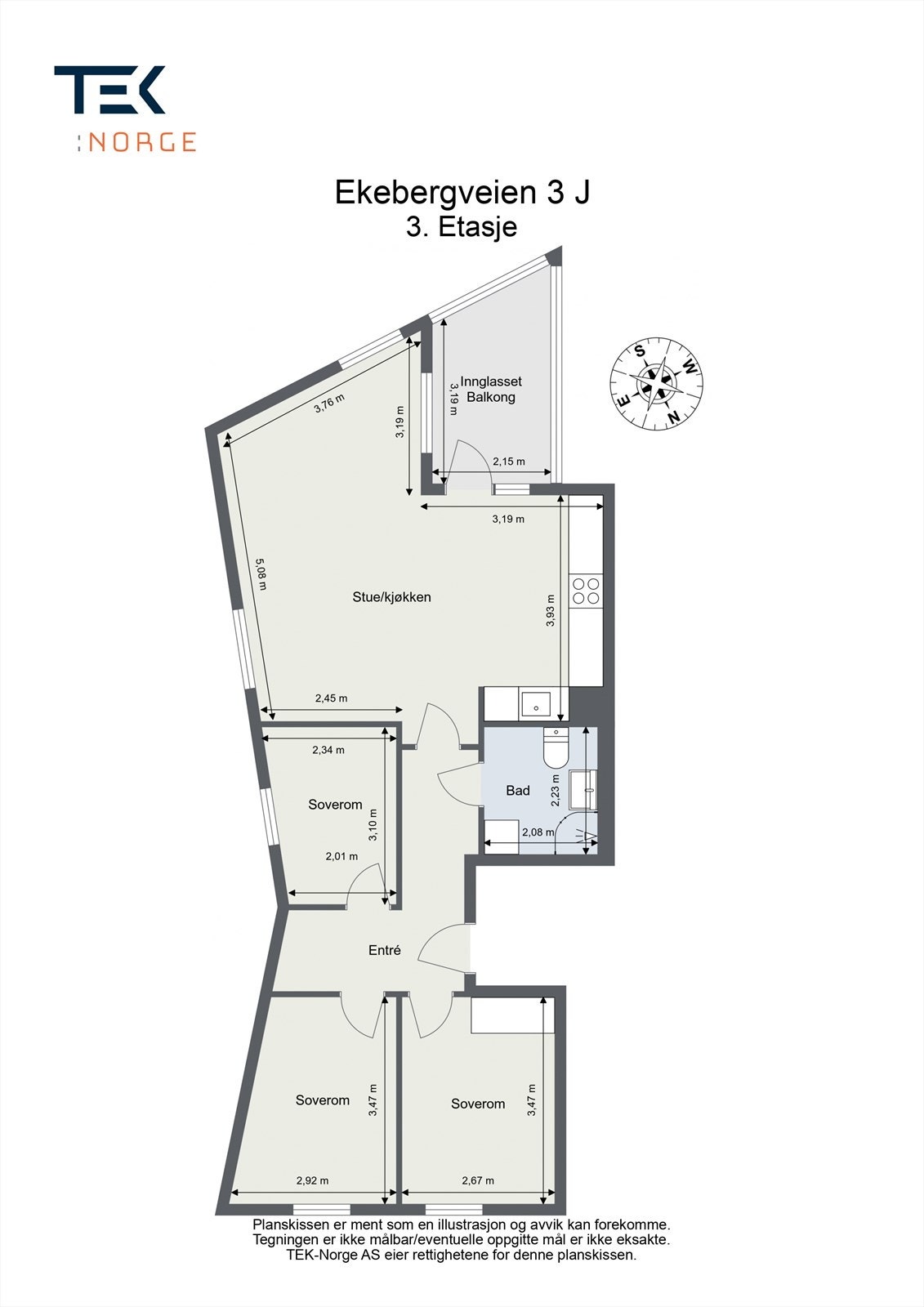 Plantegning Galleribilde
