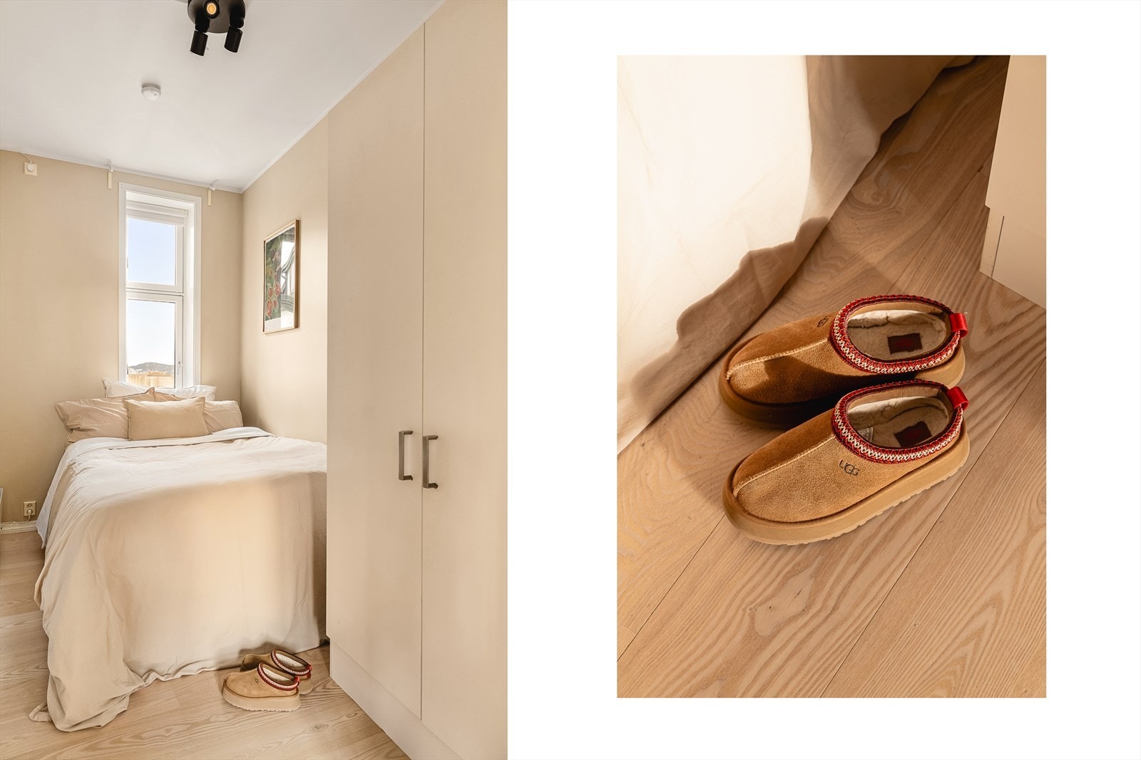 - Leiligheten har to soverom på 6,5 m² og 6,2 m² - Galleribilde