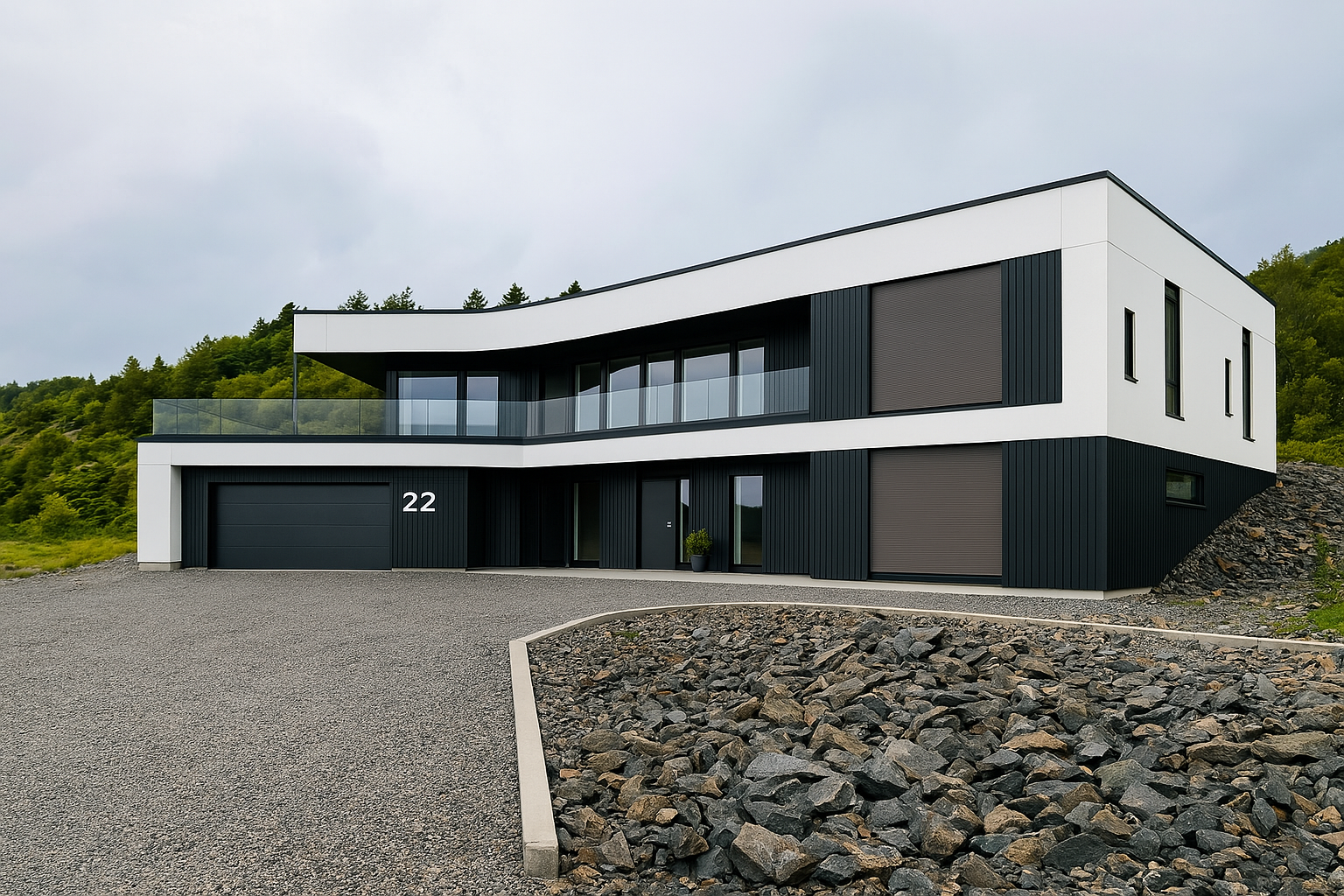 Her er et eksempel på eksisterende bebyggelse i feltet Galleribilde