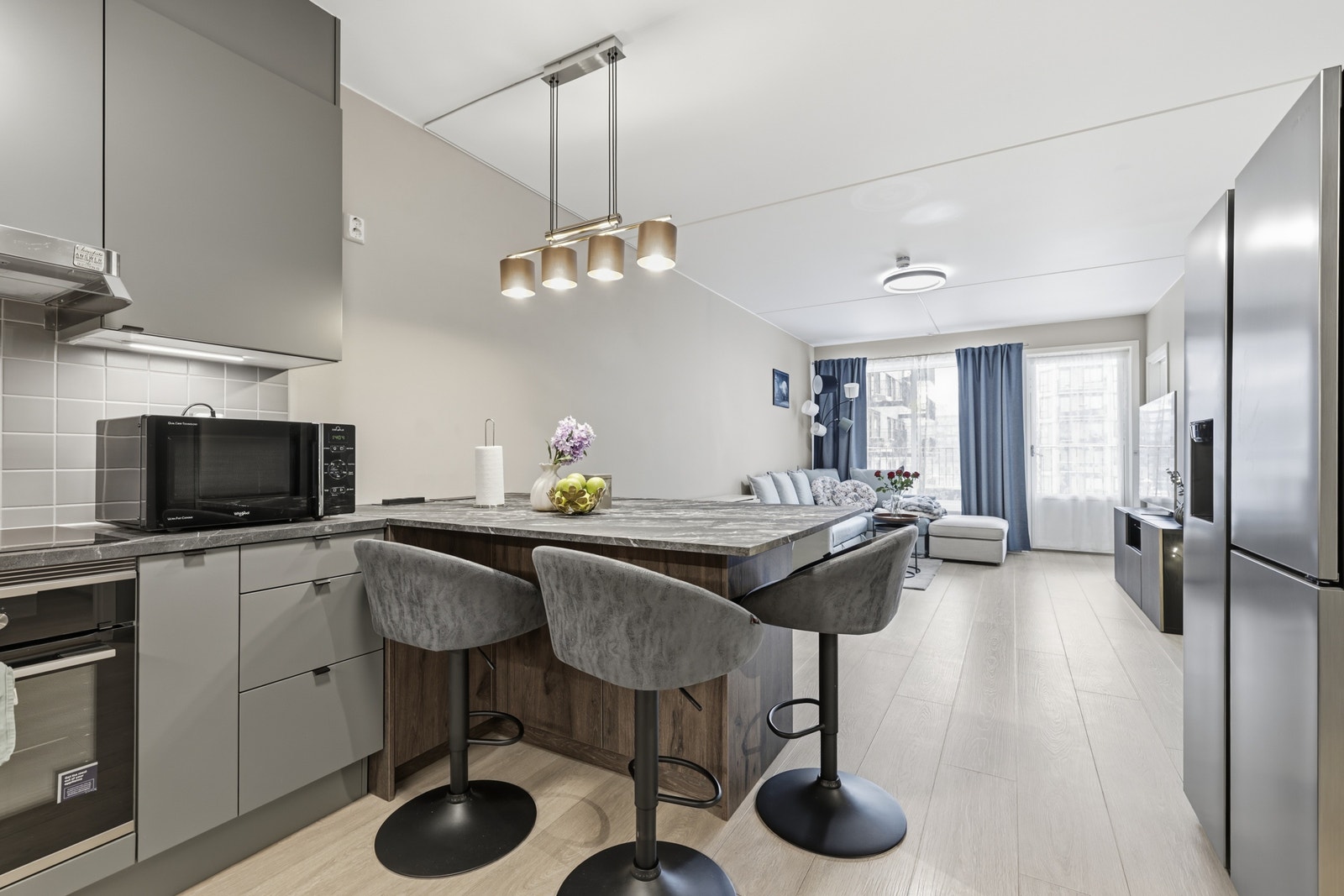 Alt av hvitevarer følger med. Galleribilde