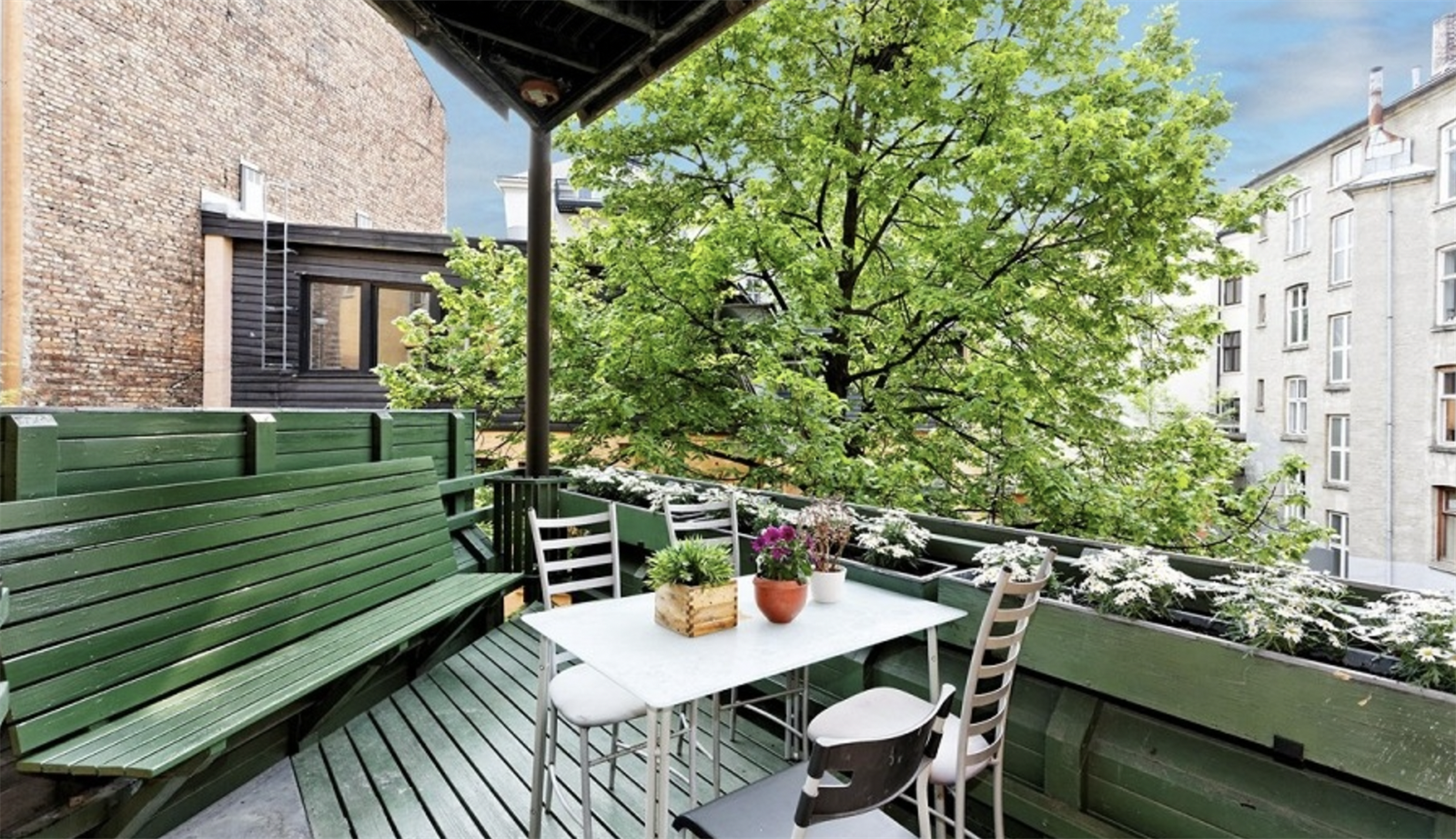 Sameiet har felles balkonger. Galleribilde