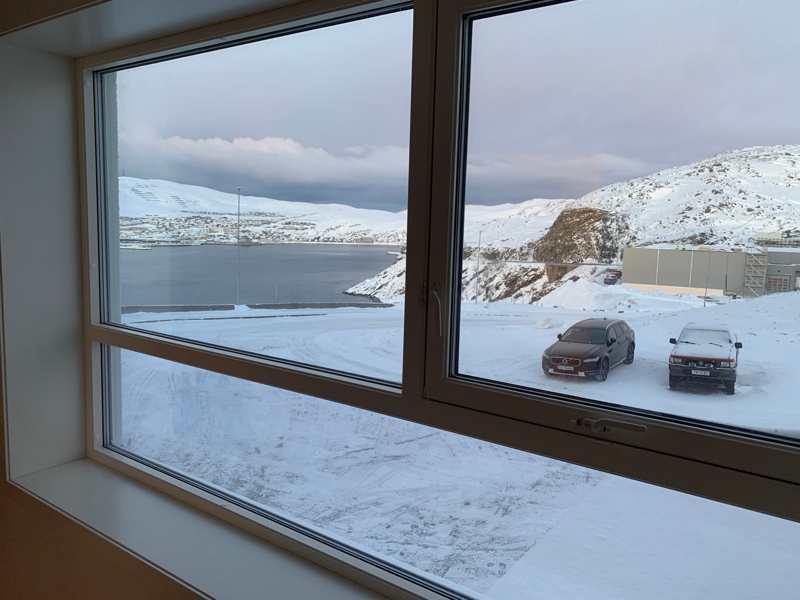 Lys og utsikt mot sentrum Galleribilde