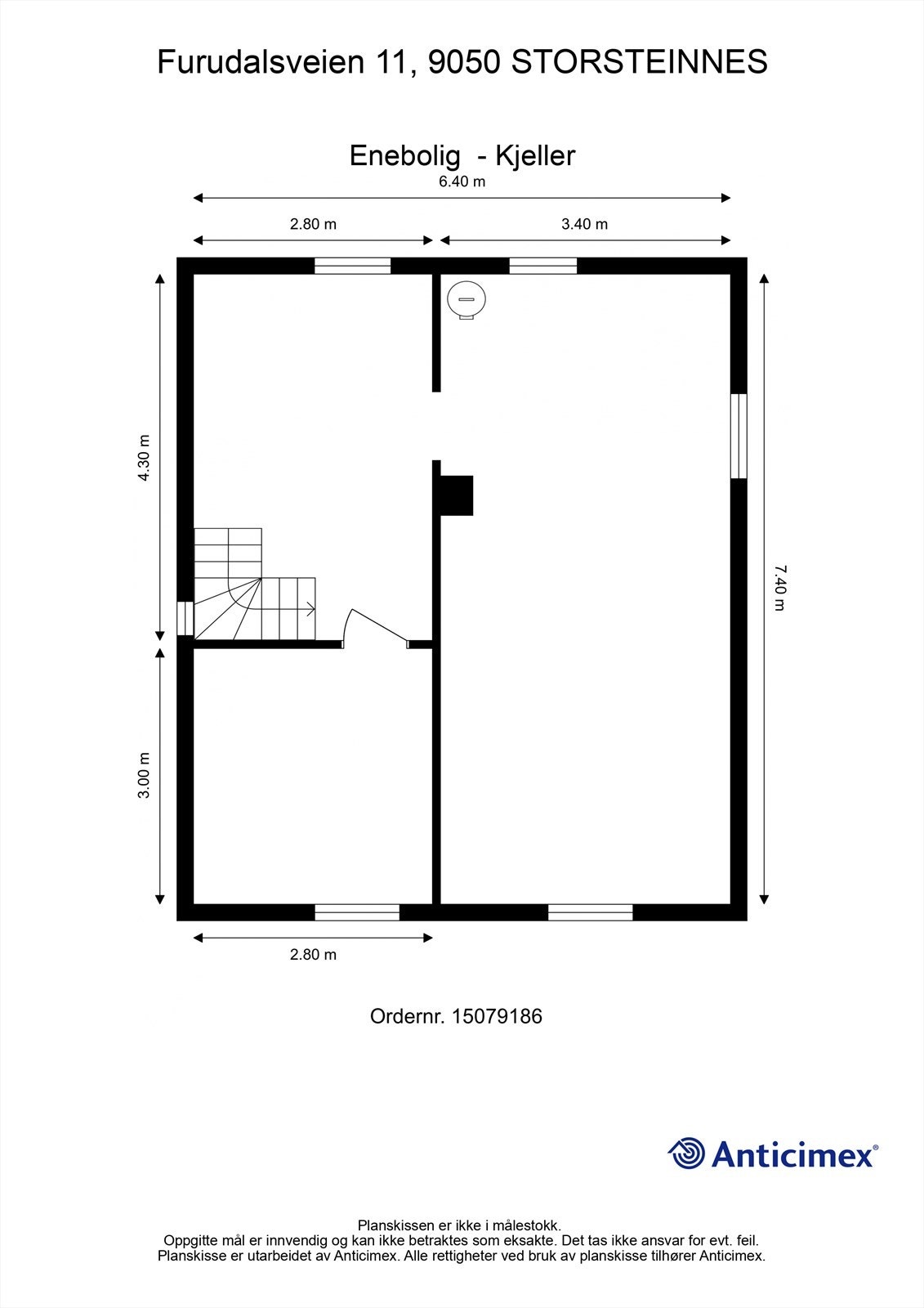 Plantegning underetasje Galleribilde