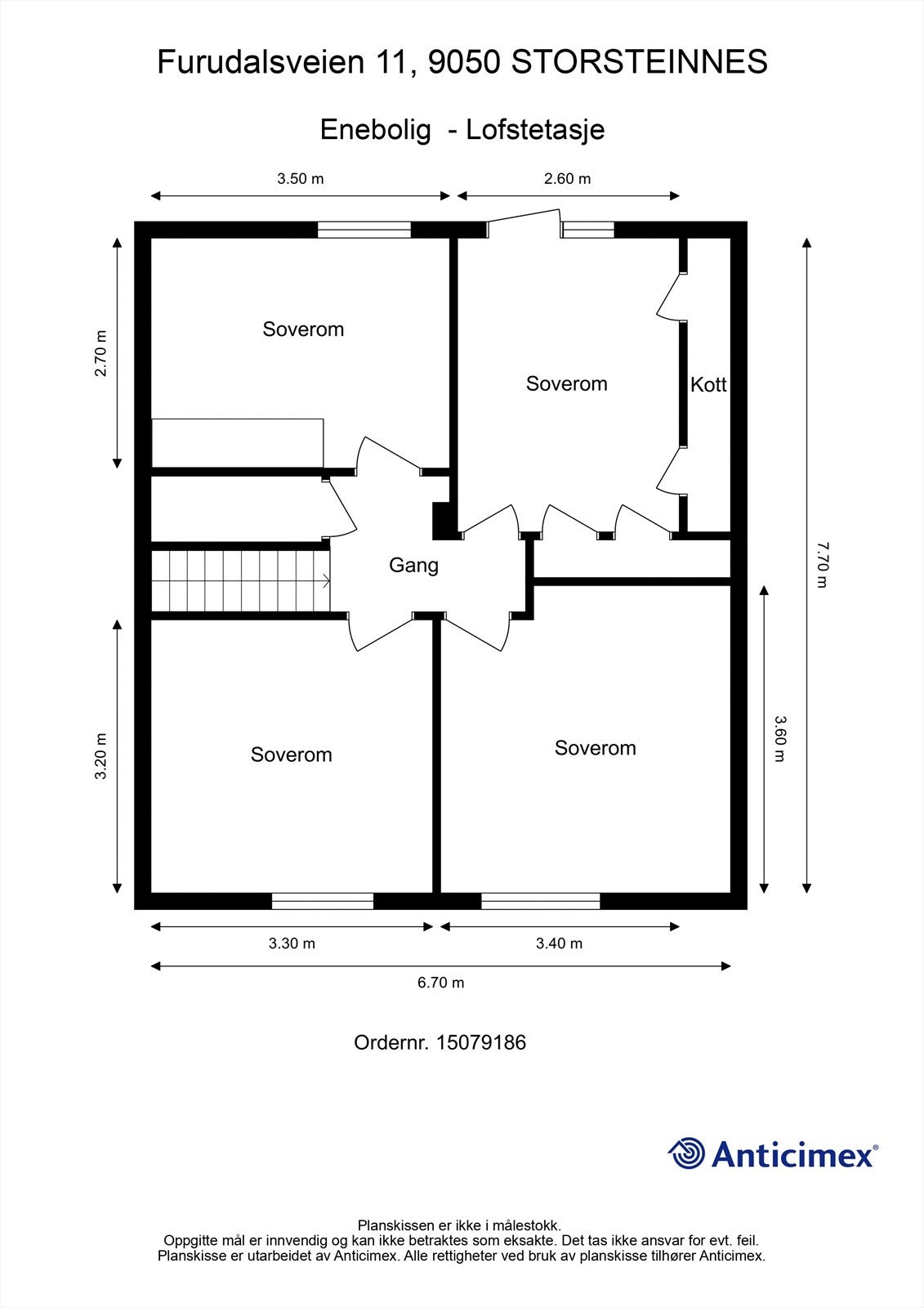 Plantegning Lofstetasje Galleribilde