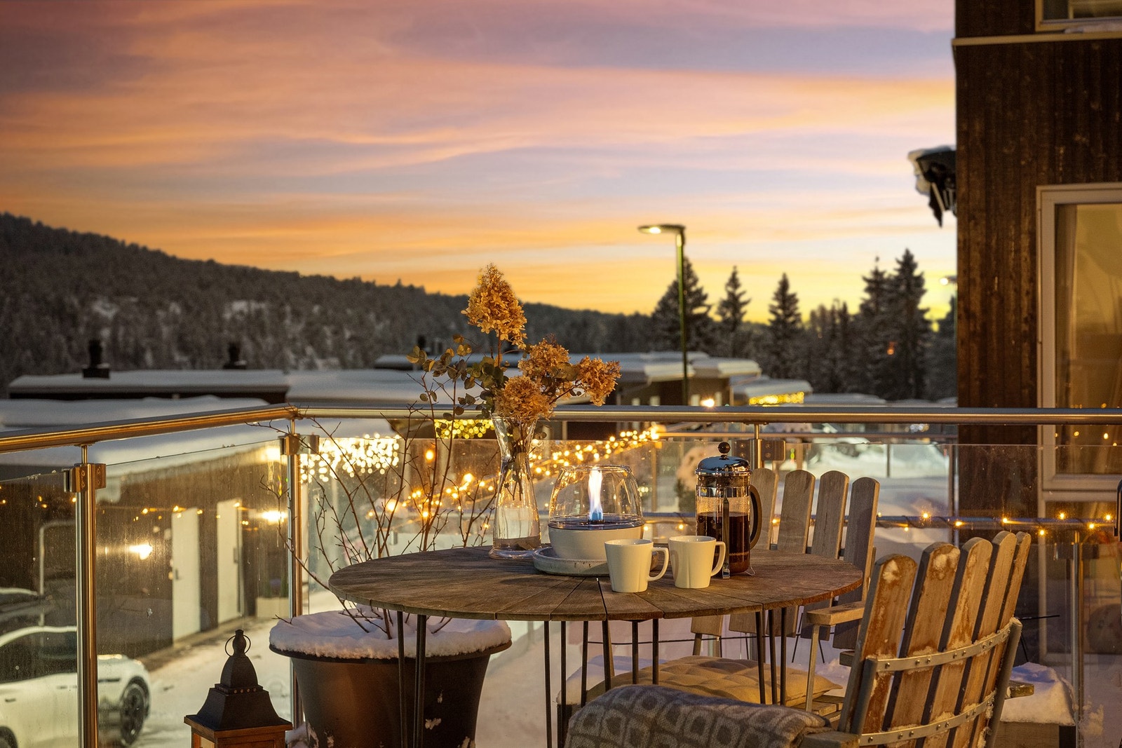 Her er det fantastiske solforhold. Galleribilde