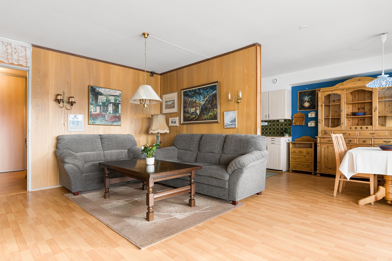 Leiligheten har en praktisk planløsning som gjør det enkelt å møblere etter eget ønske. Galleribilde