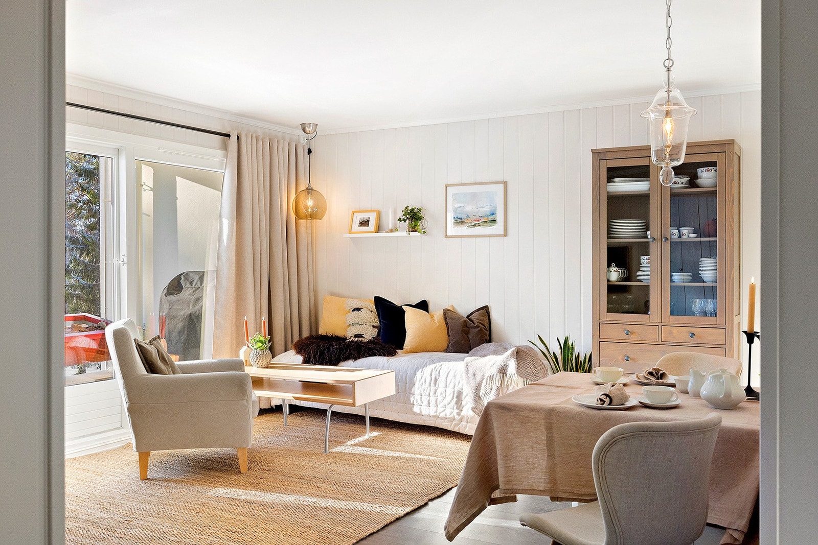 Her er det hyggelig å tilbringe dagene hjemme, og invitere på besøk! Galleribilde