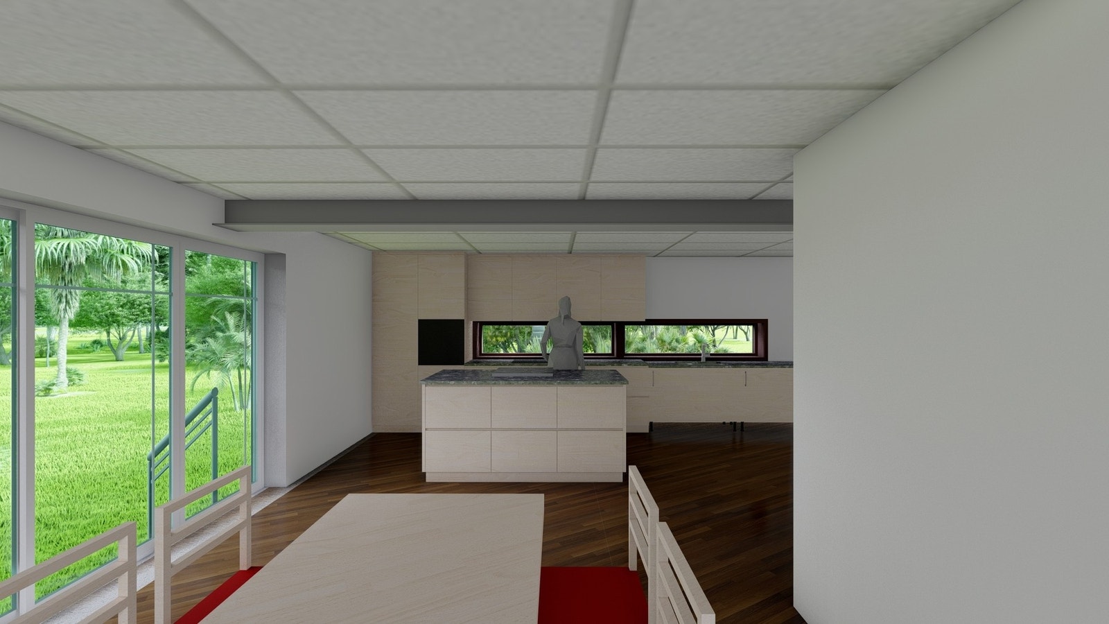 Illustrasjonen er en visualisering av tiltak det er gitt ramme- og igangsettingstillatelse for. Eiendommen selges som boligtomt med påstående bygningsmasse. Tiltaket er ikke ferdigstilt. Endelig utførelse, materialvalg og tekniske løsninger kan avvike. Galleribilde