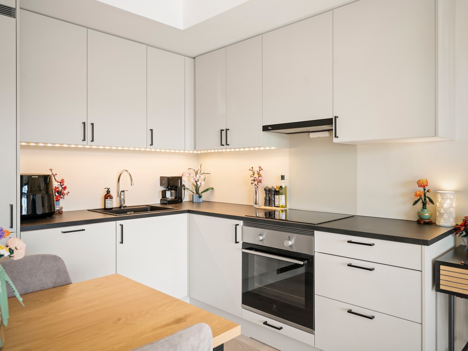 Integrerte hvitevarer medfølger. Galleribilde