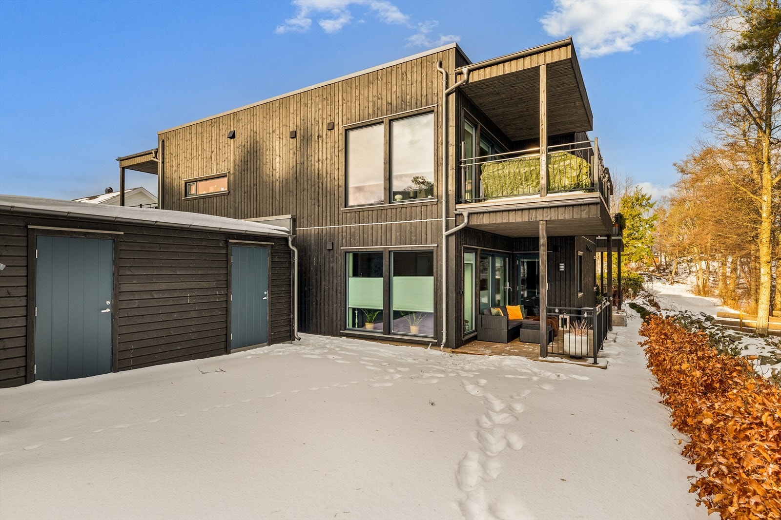 Boligen er tilknyttet Grevleløkka Borettslag. Galleribilde