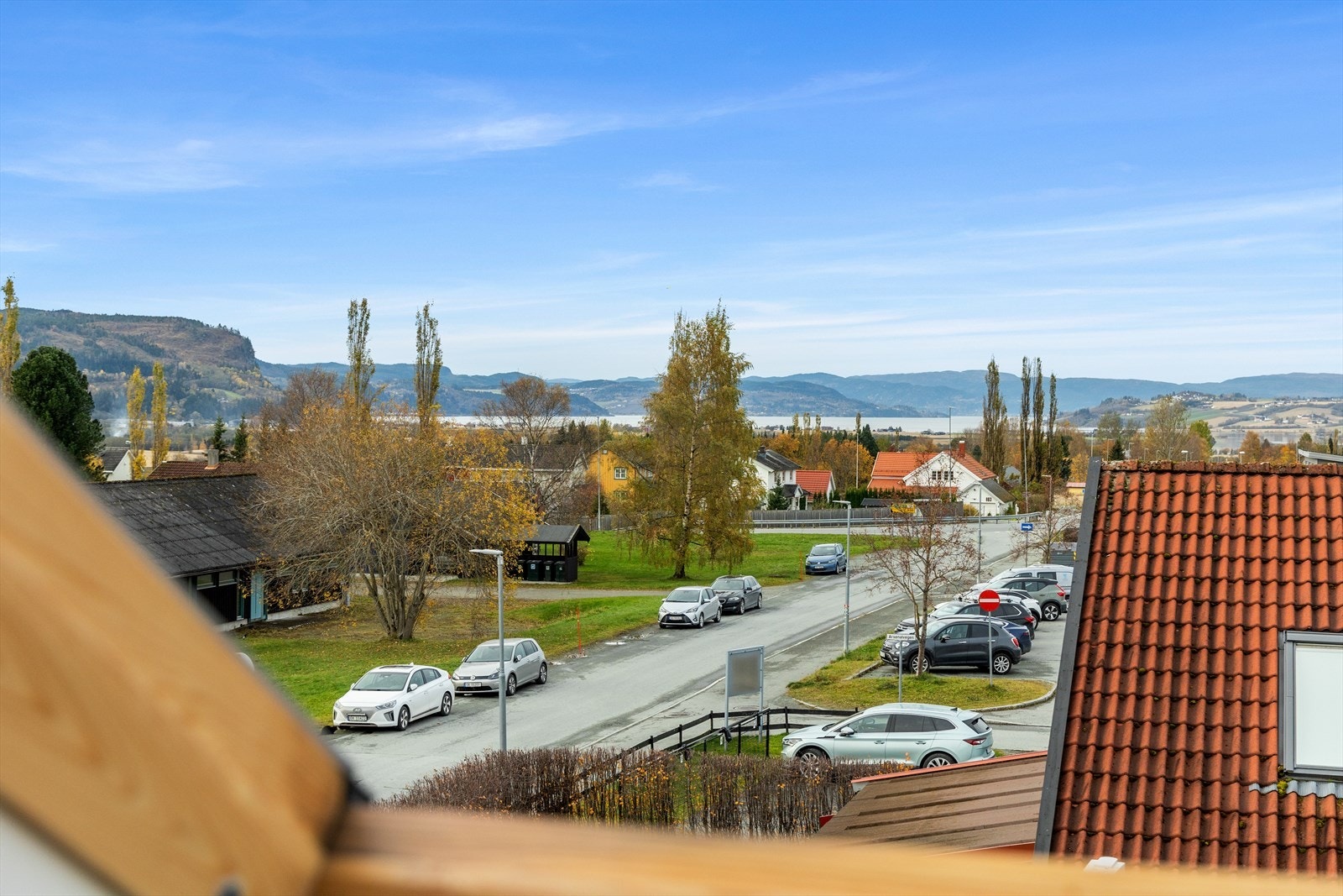 Flott utsikt fra soverommet. Galleribilde