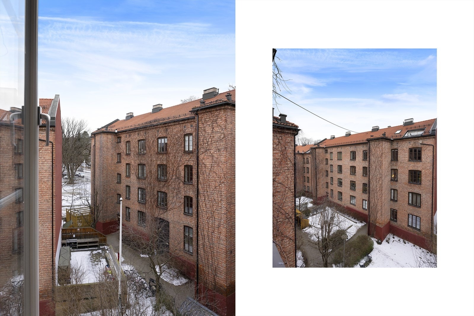 Boligen ligger i en rolig gate og har tilgang til en skjermet og hyggelig bakgård. Galleribilde