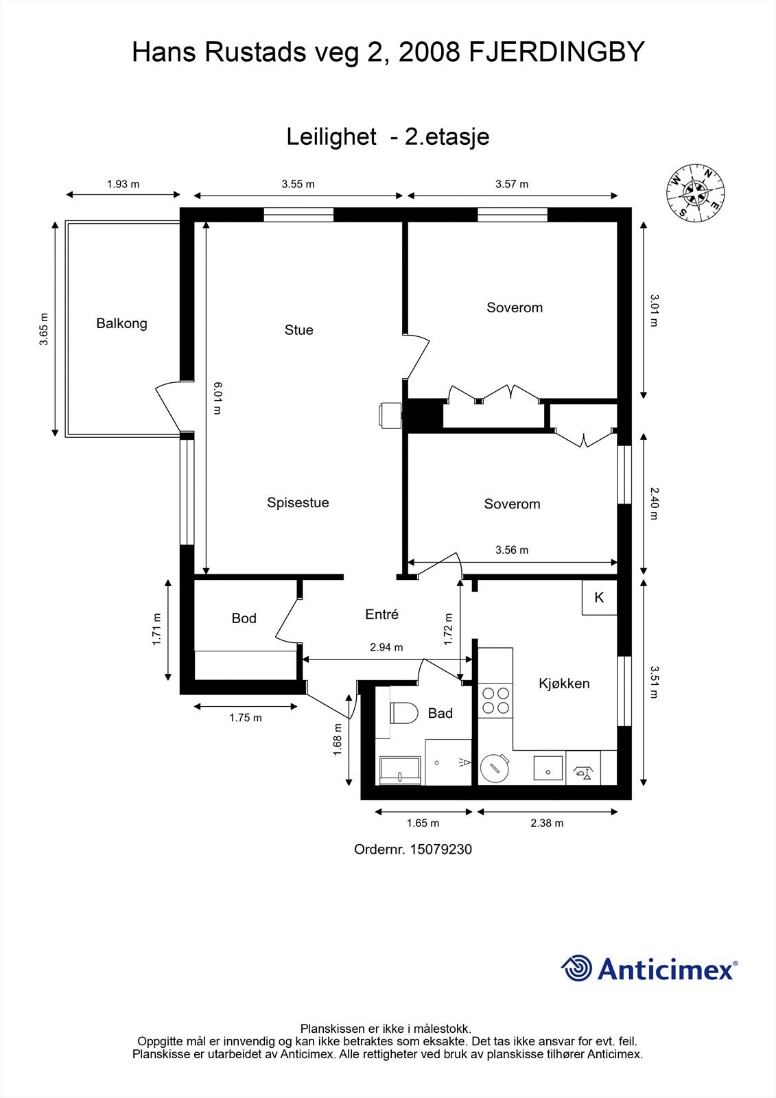 Plantegning Galleribilde