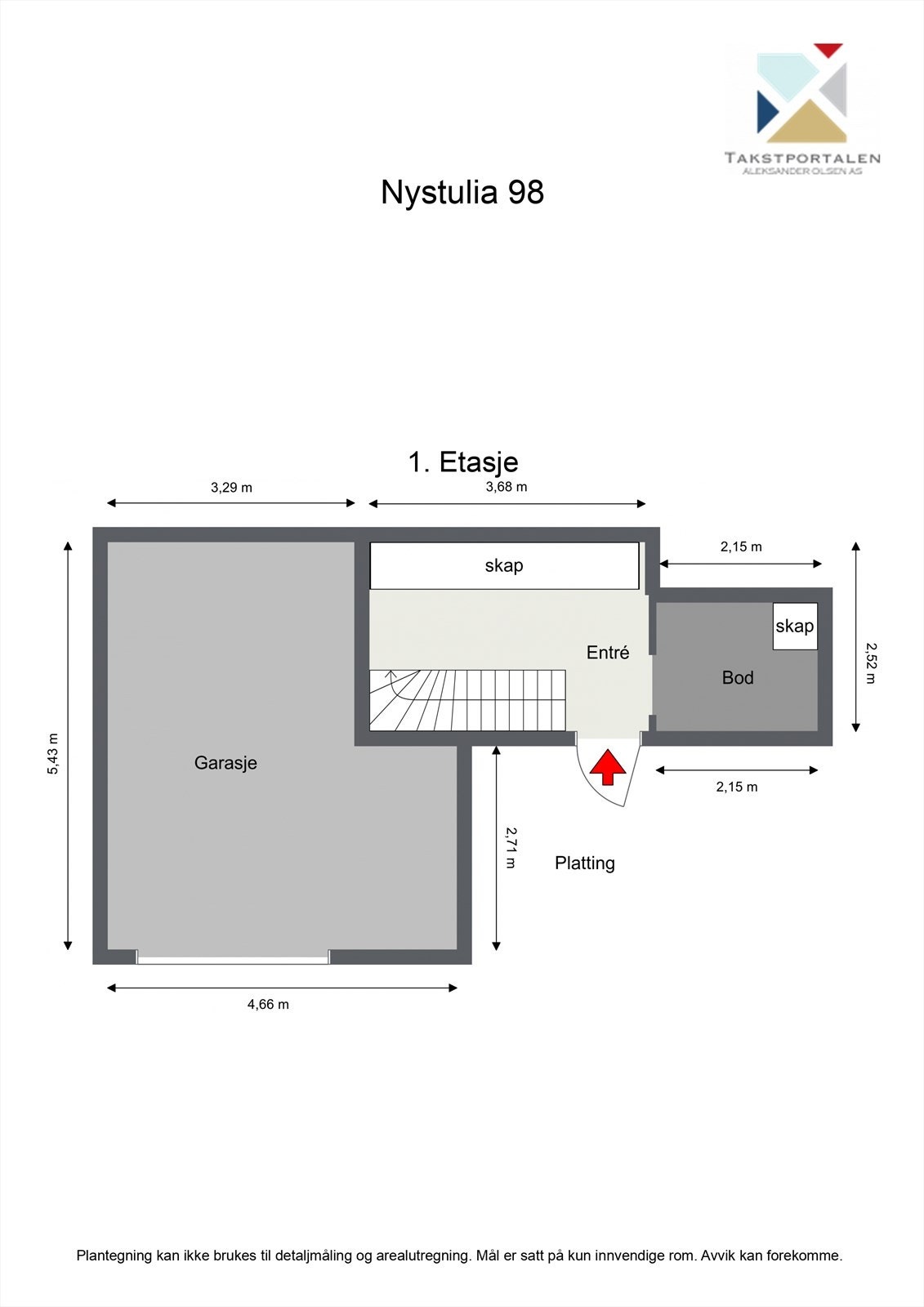 Nystulia 98, 1. Etasje Galleribilde