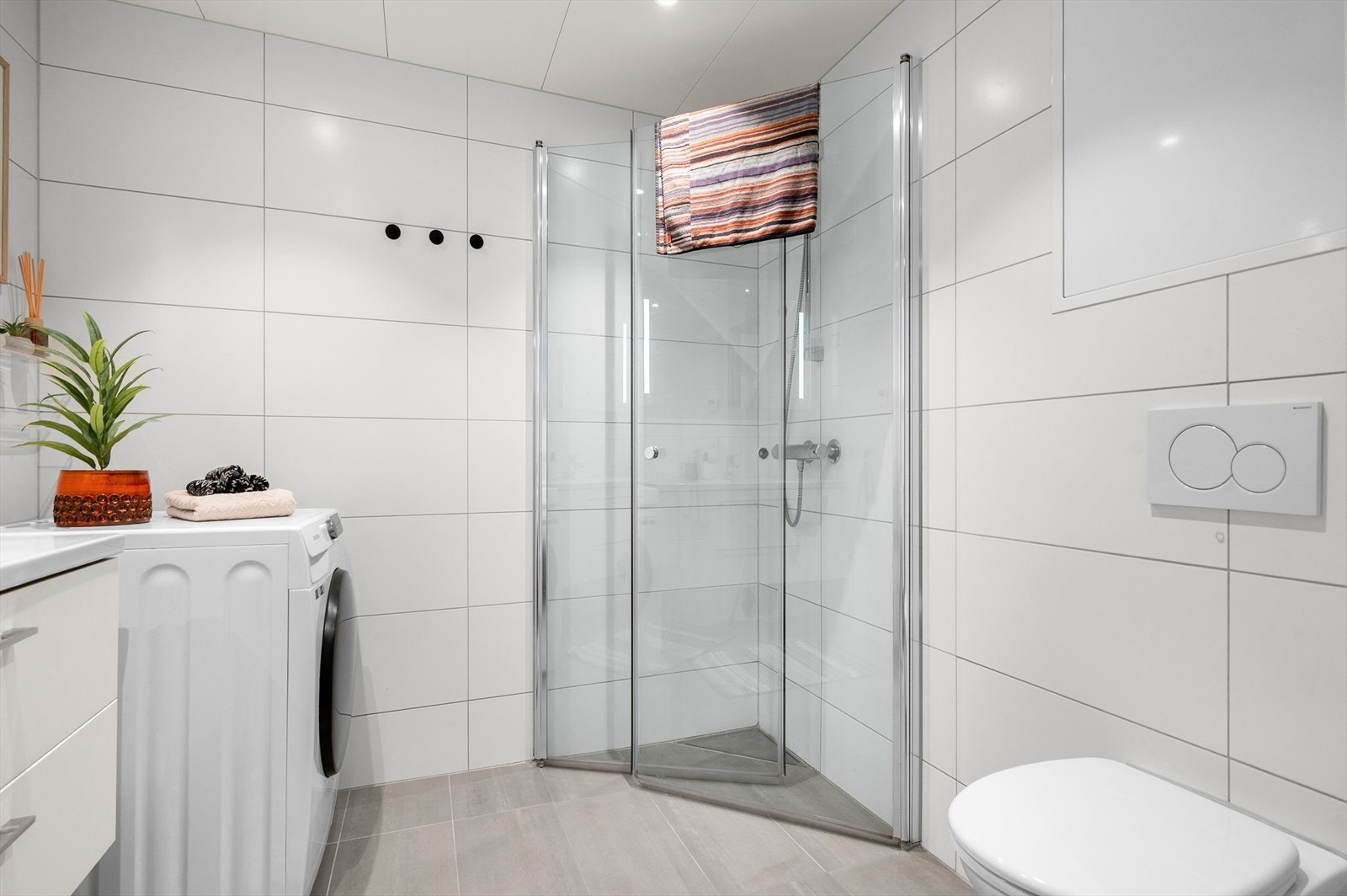 Baderommet har som resten av boligen fått TG 0 av takstmann Galleribilde