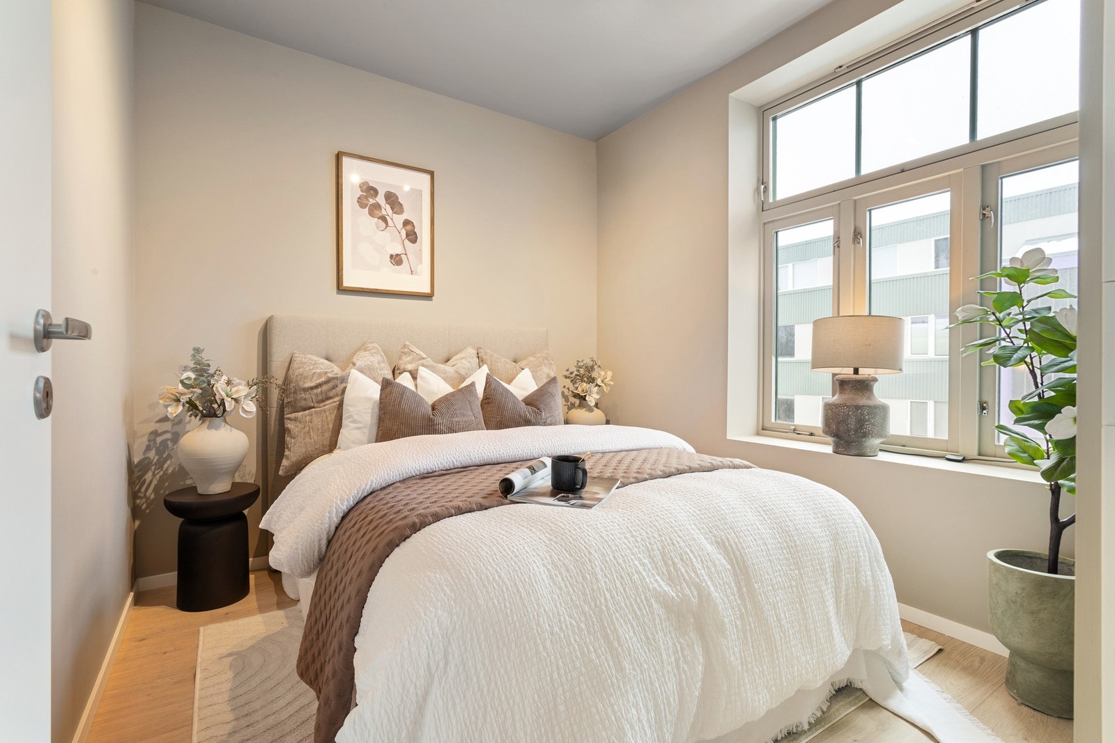 Soverommet er på 7,2 kvm med god plass til dobbeltseng. Galleribilde