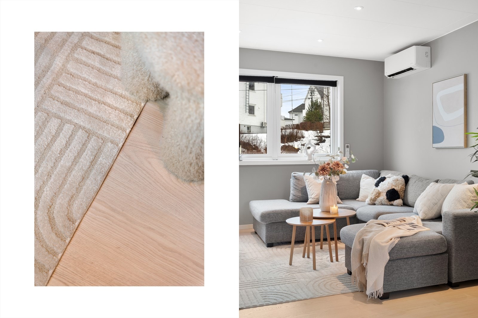 Lekkert laminatgulv gir et flott uttrykk Galleribilde