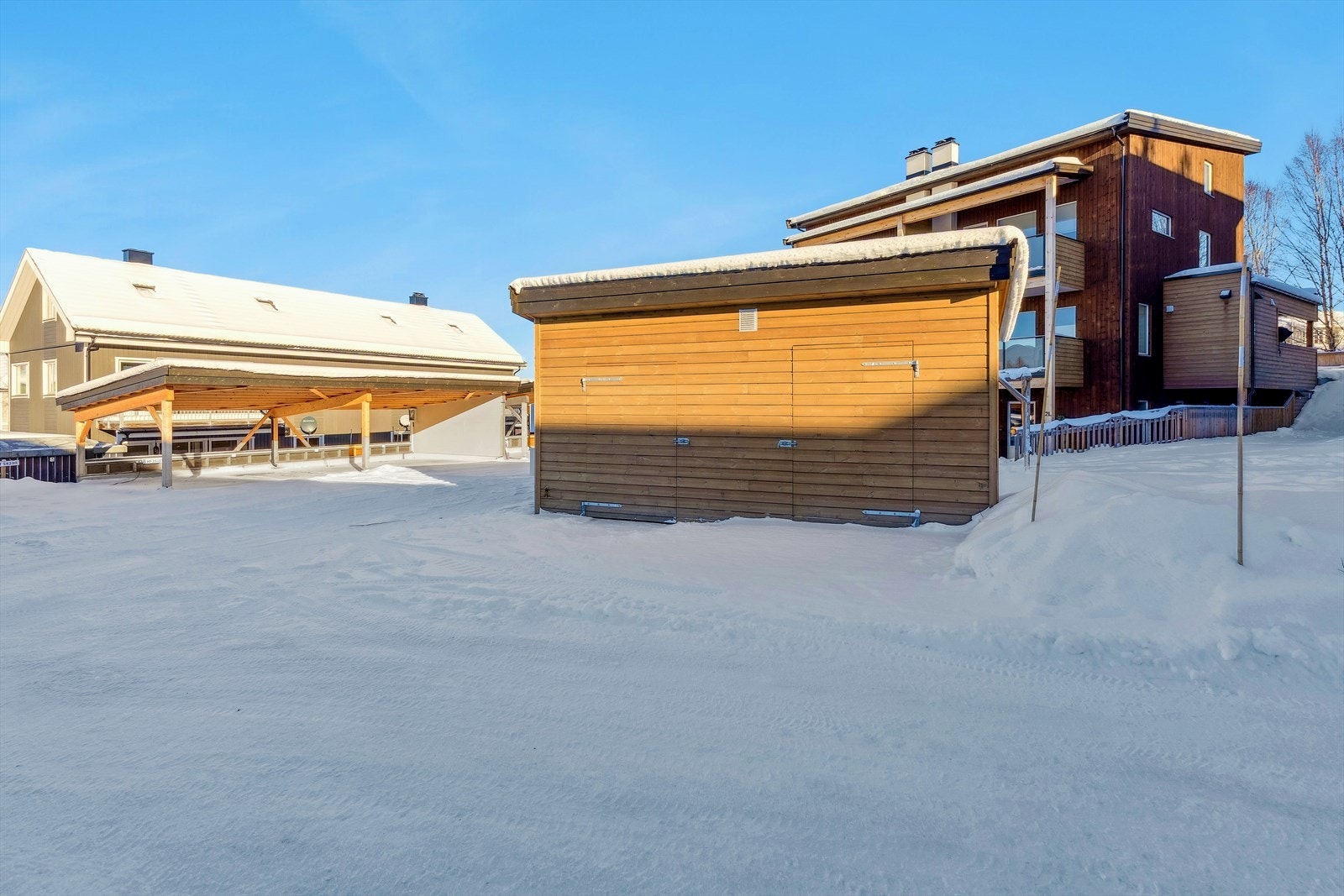 Til leiligheten hører en praktisk, utvendig bod. Galleribilde