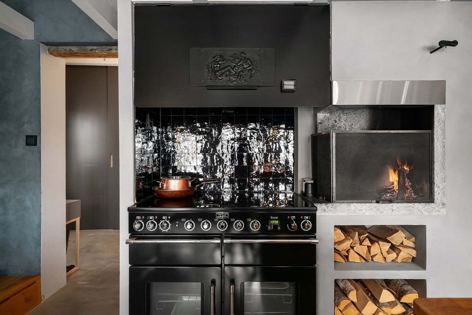 Flott komfyr fra Falcon som medfølger Galleribilde