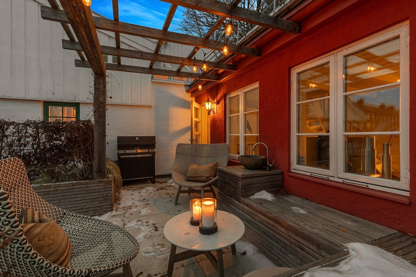 Herlig terrasse Galleribilde