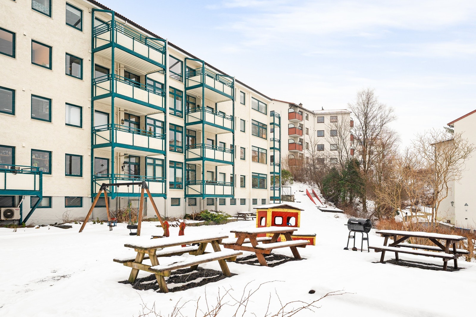 Aksjelaget har hyggelige fellesområder for store og små. Galleribilde