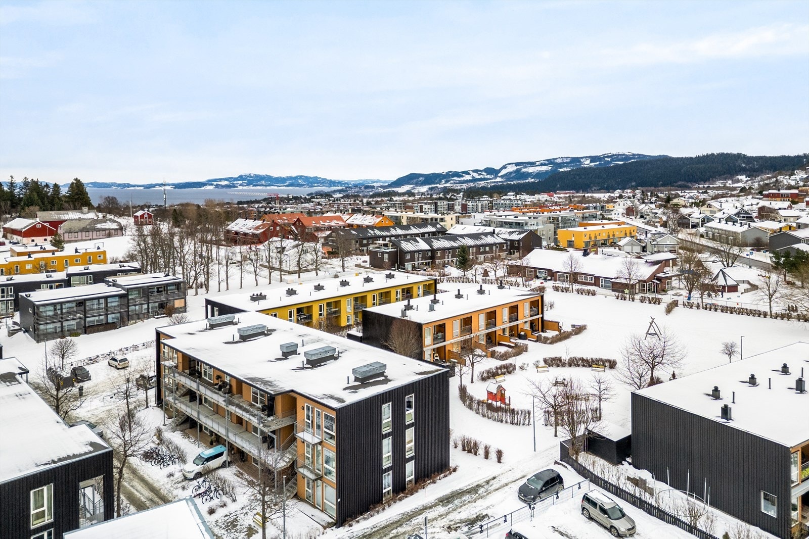 Sameiet Kirsebærskogen består av 127 seksjoner. Galleribilde
